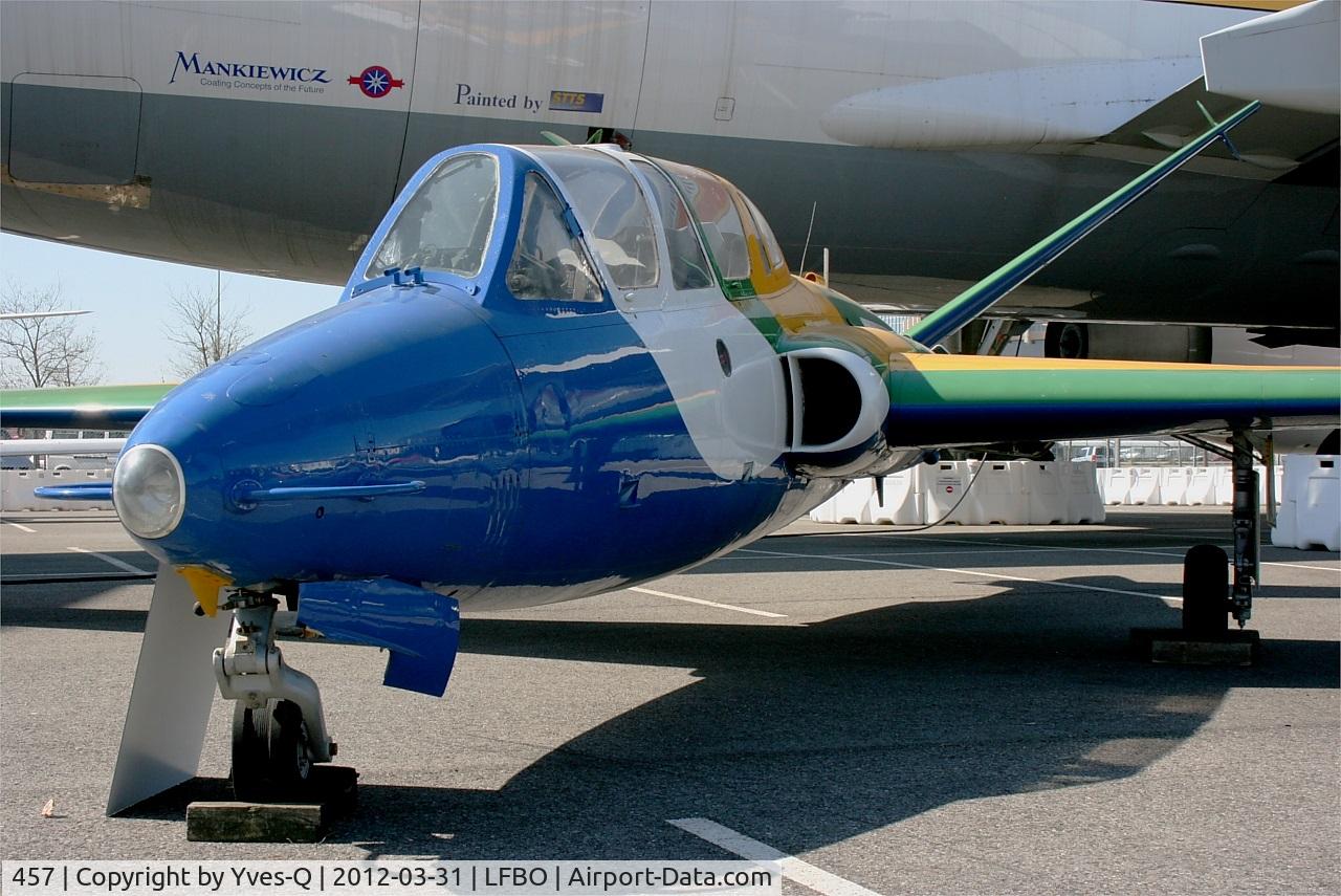 457, Fouga CM-170R Magister C/N 457, Fouga CM-170R Magister, Preserved at Les Ailes anciennes Museum, Toulouse -Blagnac (LFPO)