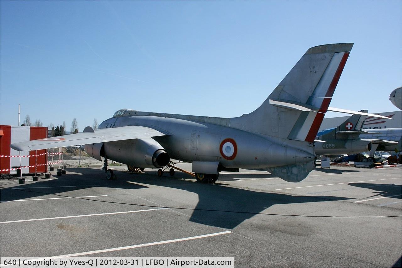 640, Sud Aviation SO.4050B Vautour IIB C/N 119, Sud Aviation SO.4050B Vautour IIB, Preserved at Les Ailes Anciennes Museum, Toulouse-Blagnac
