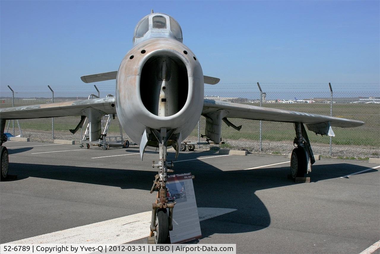 52-6789, 1952 Republic F-84F Thunderstreak C/N Not found 52-6789, Republic F-84F Thunderstreak, Preserved at Les Ailes Anciennes Museum, Toulouse-Blagnac