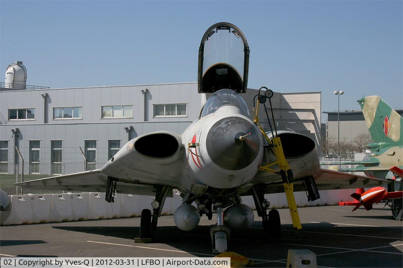 02, Saab J-35Oe MkII Draken C/N 35-1402, Saab J-35Oe MkII Draken, Preserved at Les Ailes Anciennes Museum, Toulouse-Blagnac