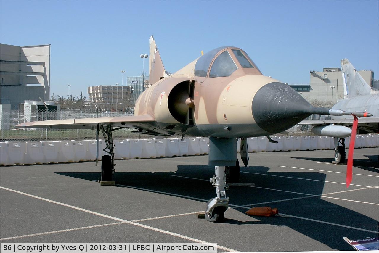 86, 1965 Dassault Mirage IIIC C/N 86, Dassault Mirage IIIC, Preserved at Les Ailes Anciennes Museum, Toulouse-Blagnac (LFBO)