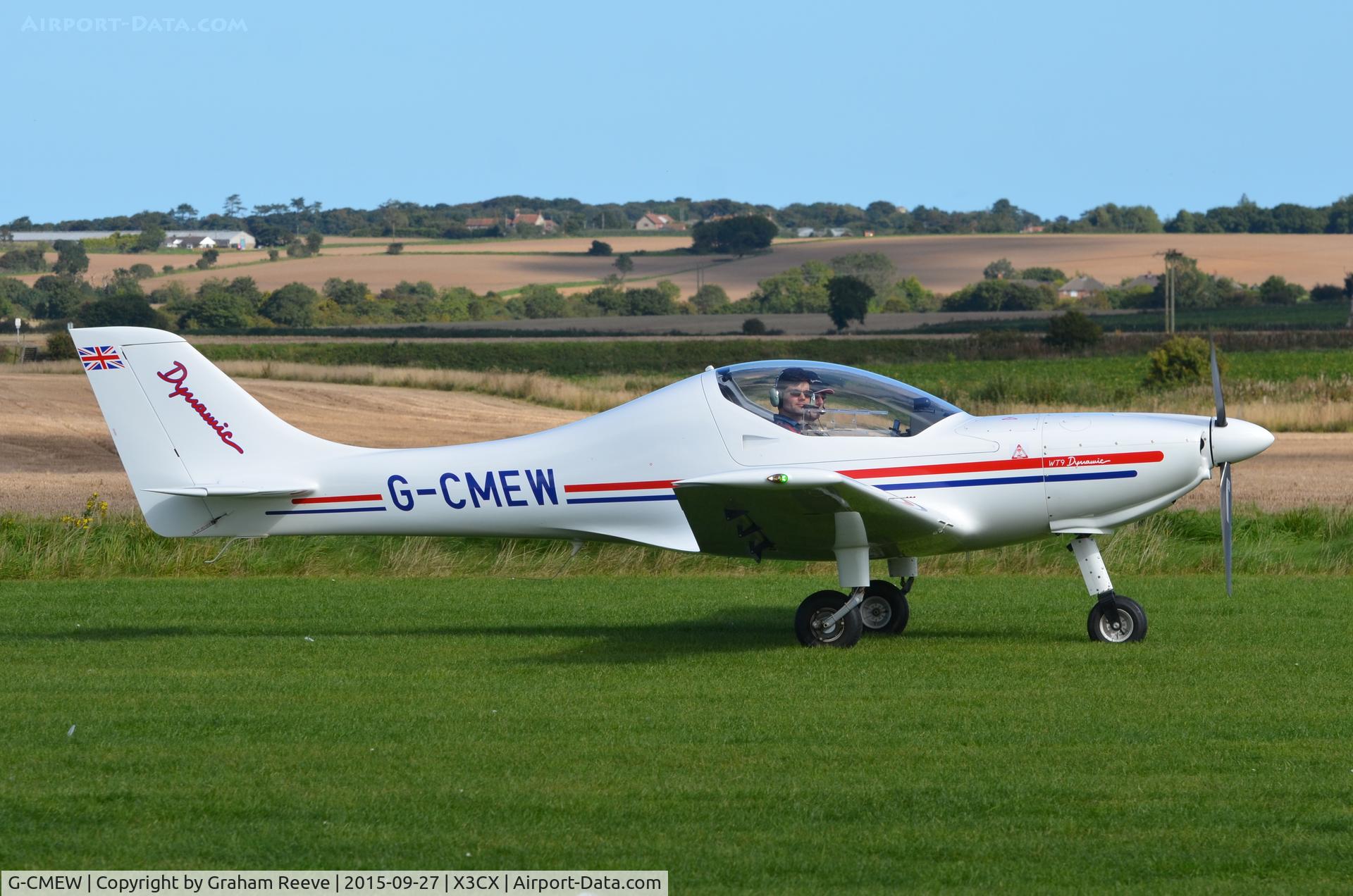 G-CMEW, 2012 Aerospool WT-9 Dynamic C/N DY457/2012, Just landed at Northrepps.