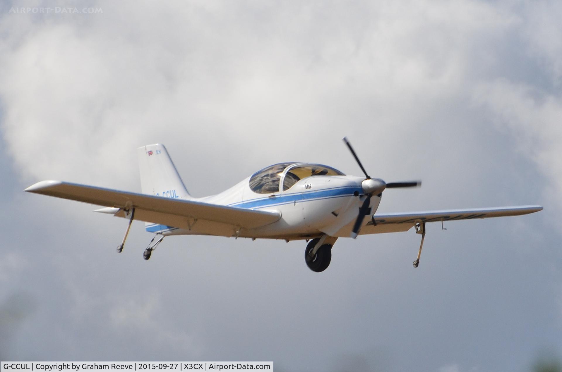 G-CCUL, 2004 Europa XS Monowheel C/N PFA 247-13119, Landing at Northrepps.