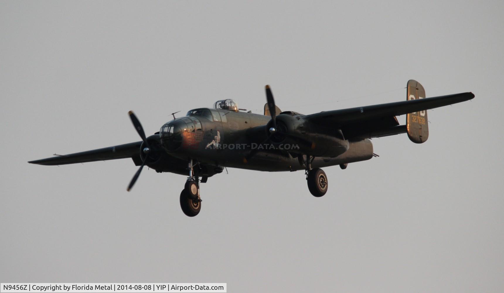 N9456Z, 1943 North American TB-25N Mitchell C/N 108-33214, B-25 Briefing Time