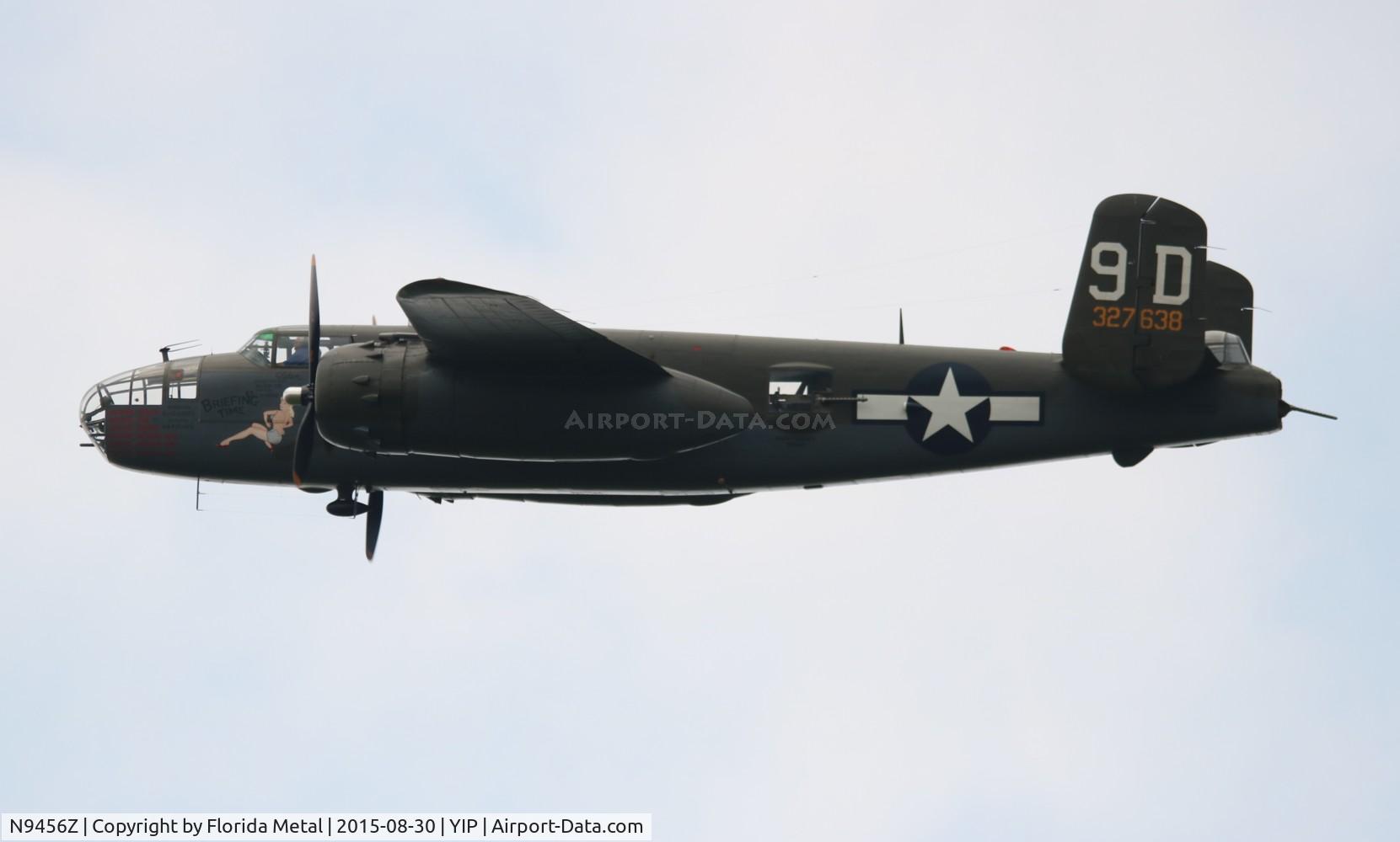 N9456Z, 1943 North American TB-25N Mitchell C/N 108-33214, Briefing Time