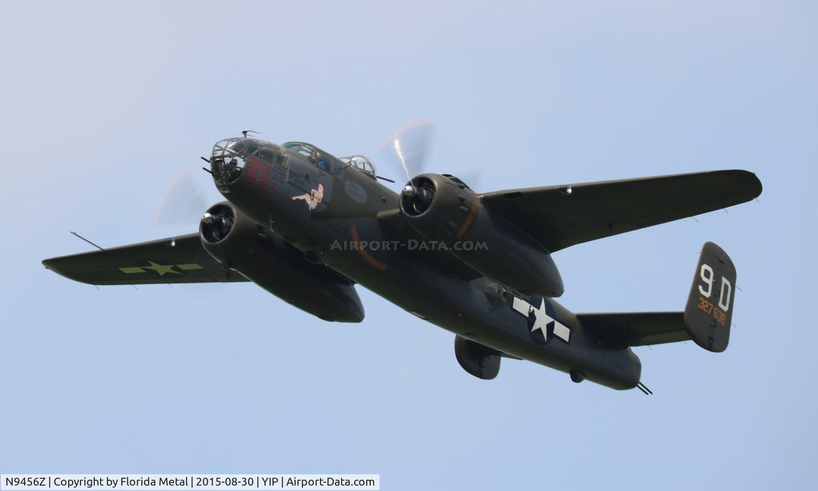 N9456Z, 1943 North American TB-25N Mitchell C/N 108-33214, Briefing Time