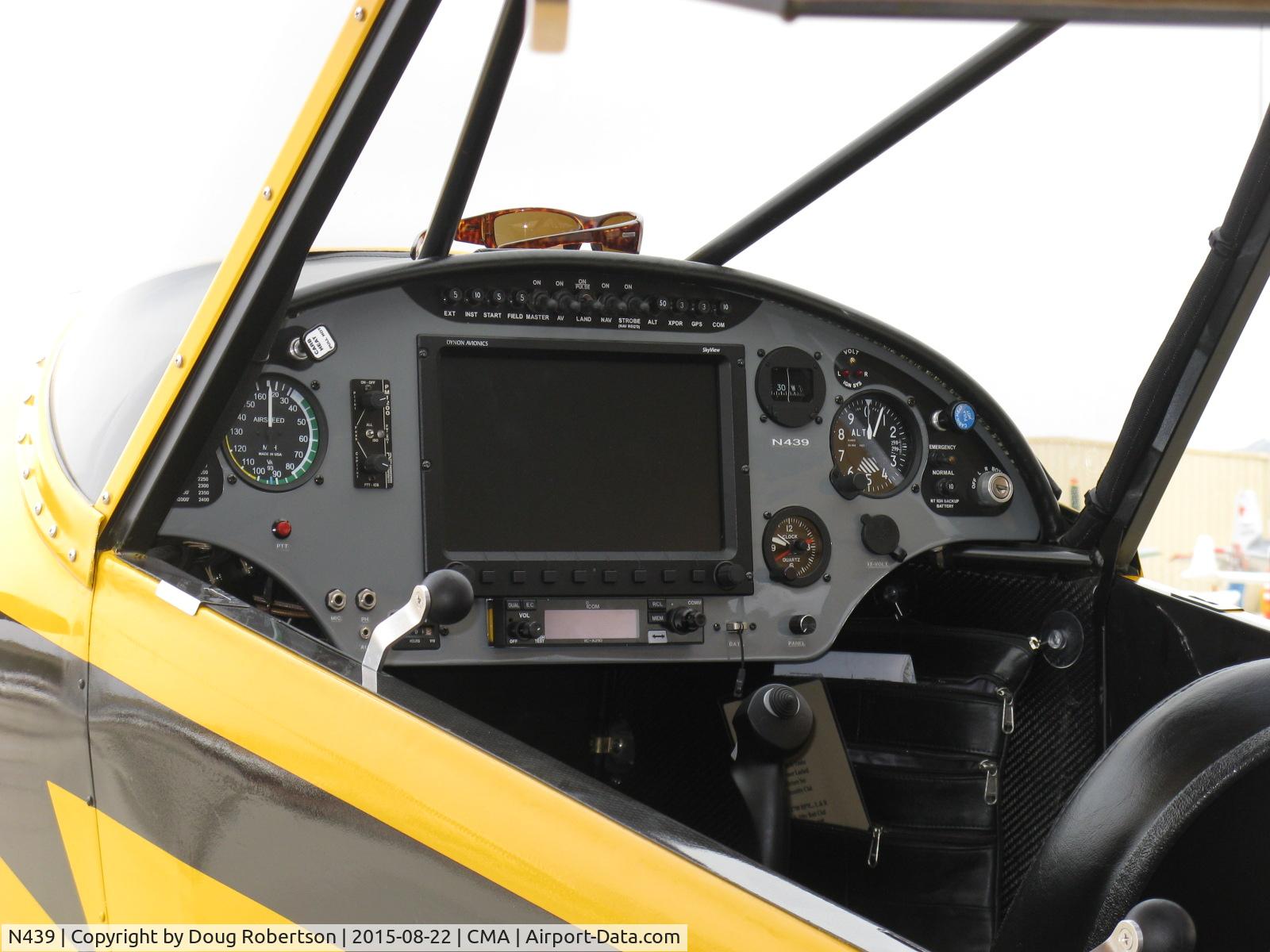 N439, 2014 Cub Crafters CCK-1865 Carbon Cub C/N CCK-1865-0016, 2014 Stonepine CUBCRAFTERS CARBON CUB EX CCK-1865, Lycoming O-360-based CC340 with O-320 cylinders rated at 180 hp for five minutes, 80 Hp cruise, glass panel. NOT an LSA with gross weight 1.865 lbs. Exp. Class.