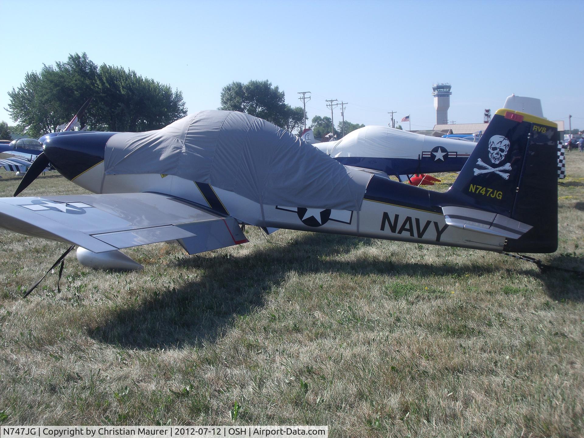 N747JG, 2008 Vans RV-8 C/N 81612, Vans RV-8
