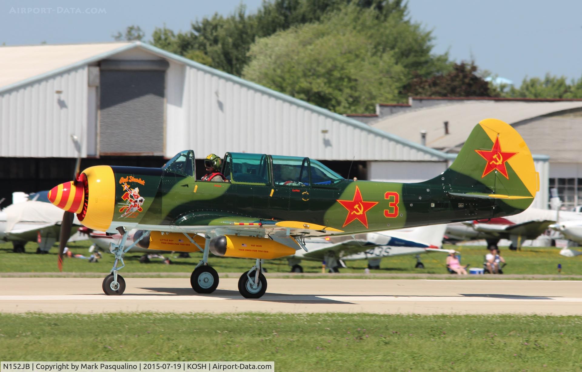 N152JB, 1981 Yakovlev (Aerostar) Yak-52 C/N 811403, YAK-52