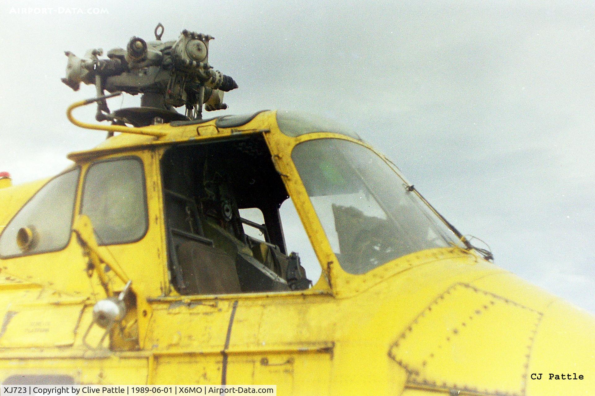 XJ723, 1955 Westland Whirlwind HAR.10 C/N WA94, Scanned from negative - apols for poor quality. A/c pictured at the HQ of 2288 (Montrose) Sqn ATC, shortly after acquisition from the local Offshore Trg Base (now Petrofac). A/c later loaned to Montrose Aerodrome Museum Society.