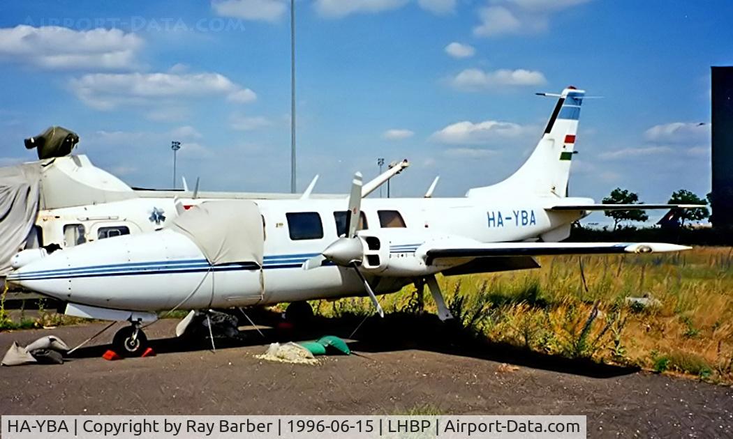 HA-YBA, 1980 Piper PA-60-601P Aerostar C/N 61P07808063393, Piper PA-60-601P Aerostar [61P-0780-8063393] (Pannon Air Service) Budapest-Ferihegy~HA 15/06/1996