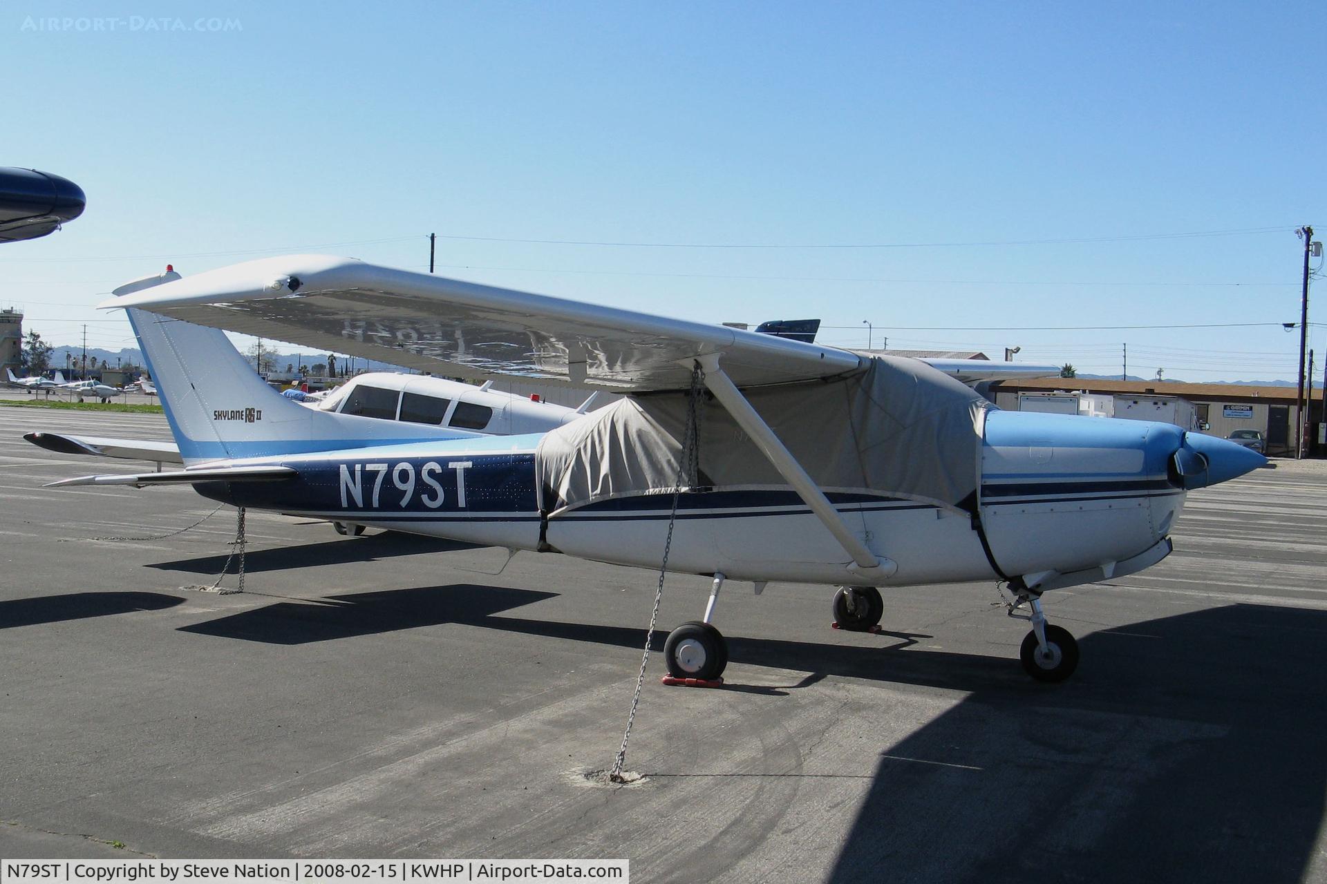 N79ST, 1978 Cessna R182 Skylane RG C/N R18200222, 1978 Cessna R182 with cockpit cover @ Whiteman Airport, Pacoima CA