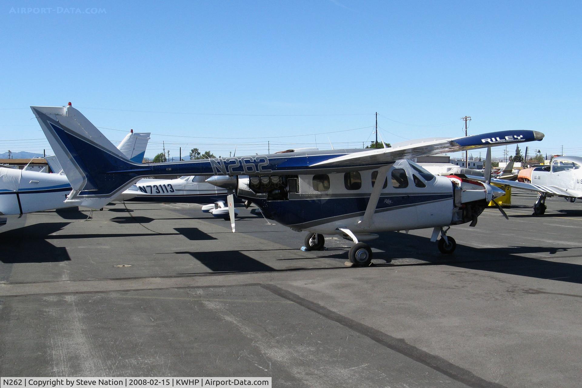 N262, 1975 Cessna T337G Turbo Super Skymaster C/N P3370217, 1975 Cessna T337G with Riley mods @ Whiteman Airport, Pacoima CA