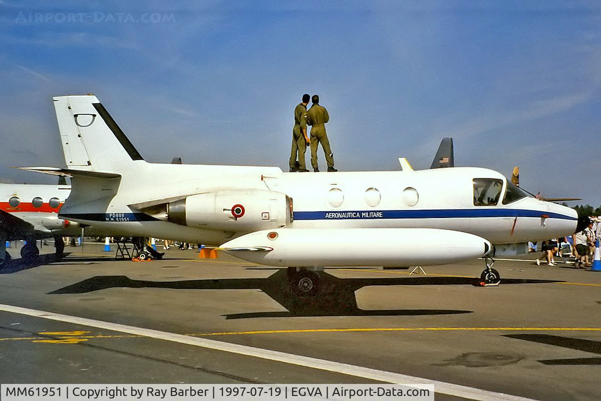 MM61951, Piaggio PD-808TA C/N 509, Piaggio PD-808TA [509] (Italian Air Force) RAF Fairford~G 19/07/1997