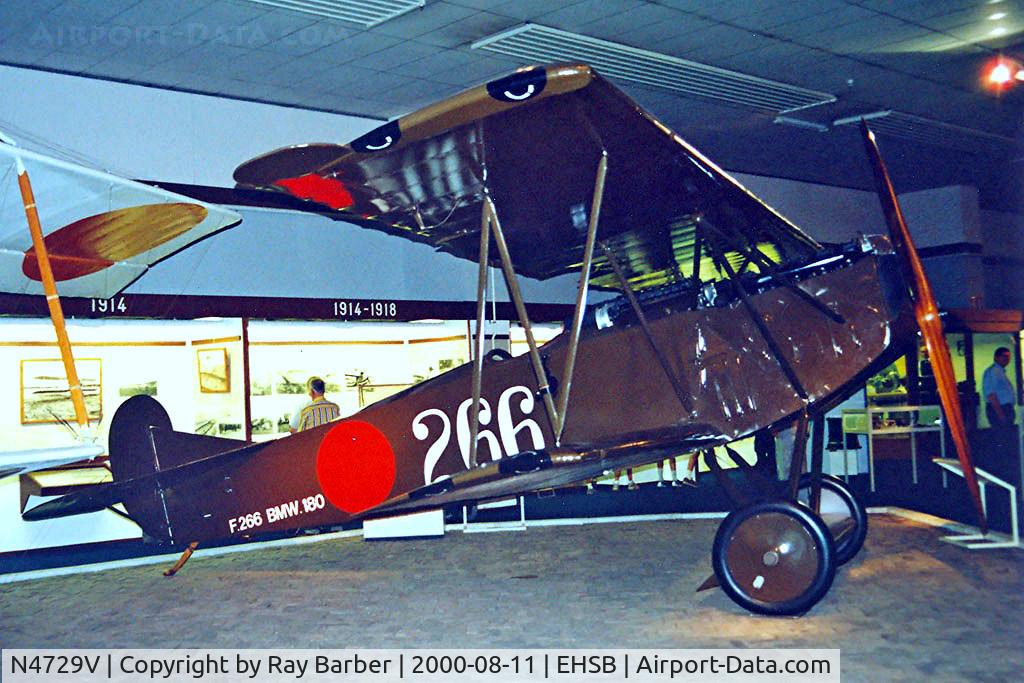 N4729V, 1921 Fokker D-VII C/N 2523, Fokker D.VII [2523] (Militaire Luchtvaart Museum) Soesterberg~PH 11/08/2000