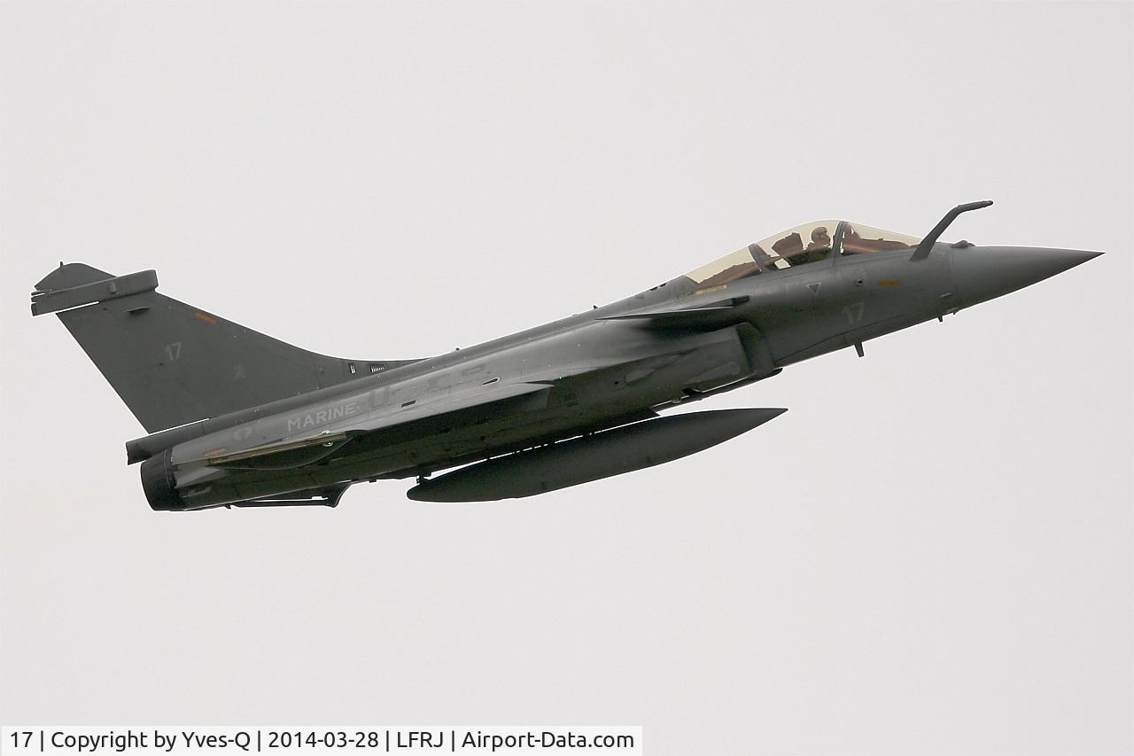 17, Dassault Rafale M C/N 17, Dassault Rafale M,  Take-off rwy 26, Landivisiau Naval Air Base ( LFRJ)