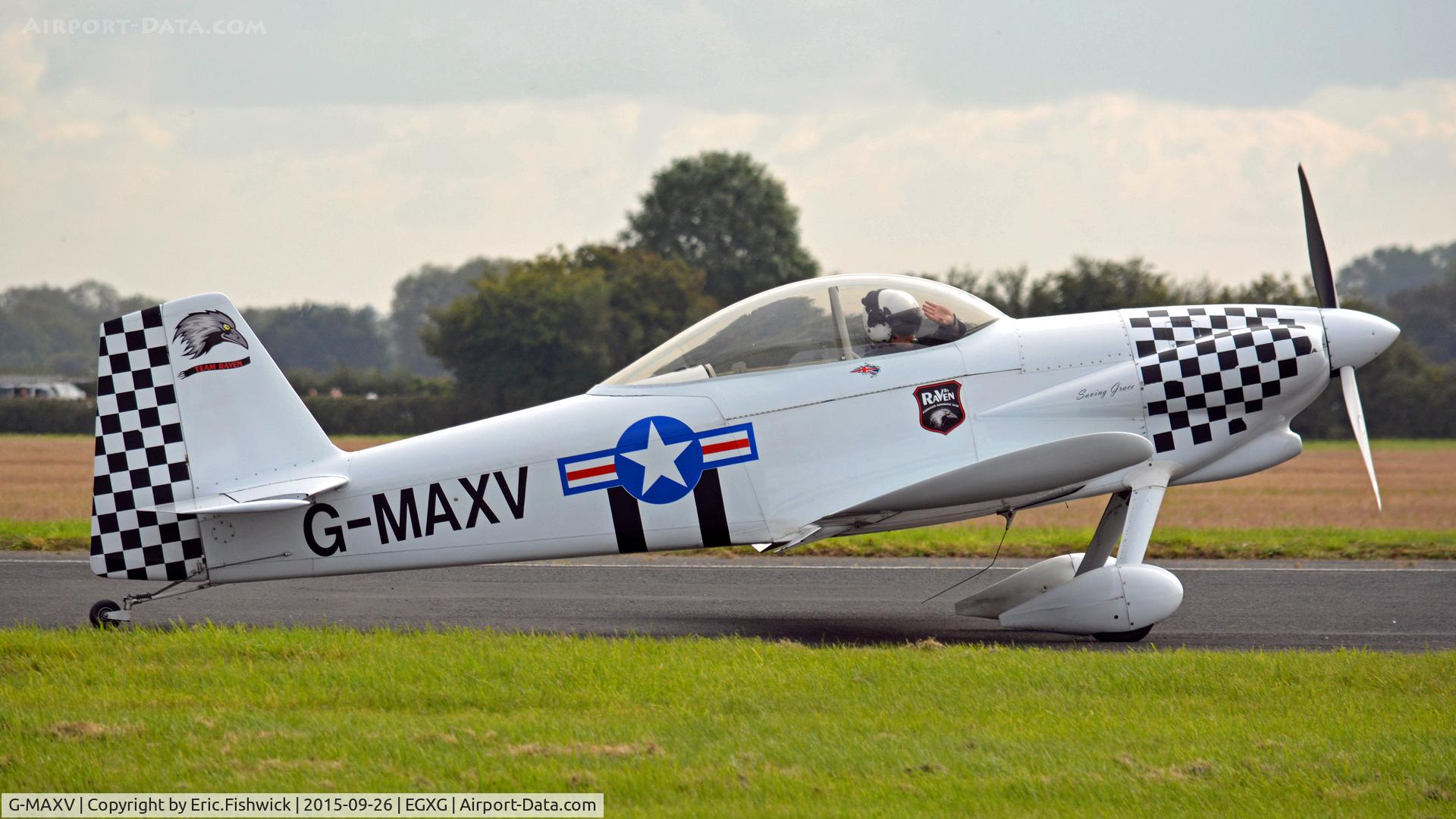 G-MAXV, 2000 Vans RV-4 C/N PFA 181-13266, 2. G-MAXV at The Yorkshire Air Show, Church Fenton, Sept. 2015.