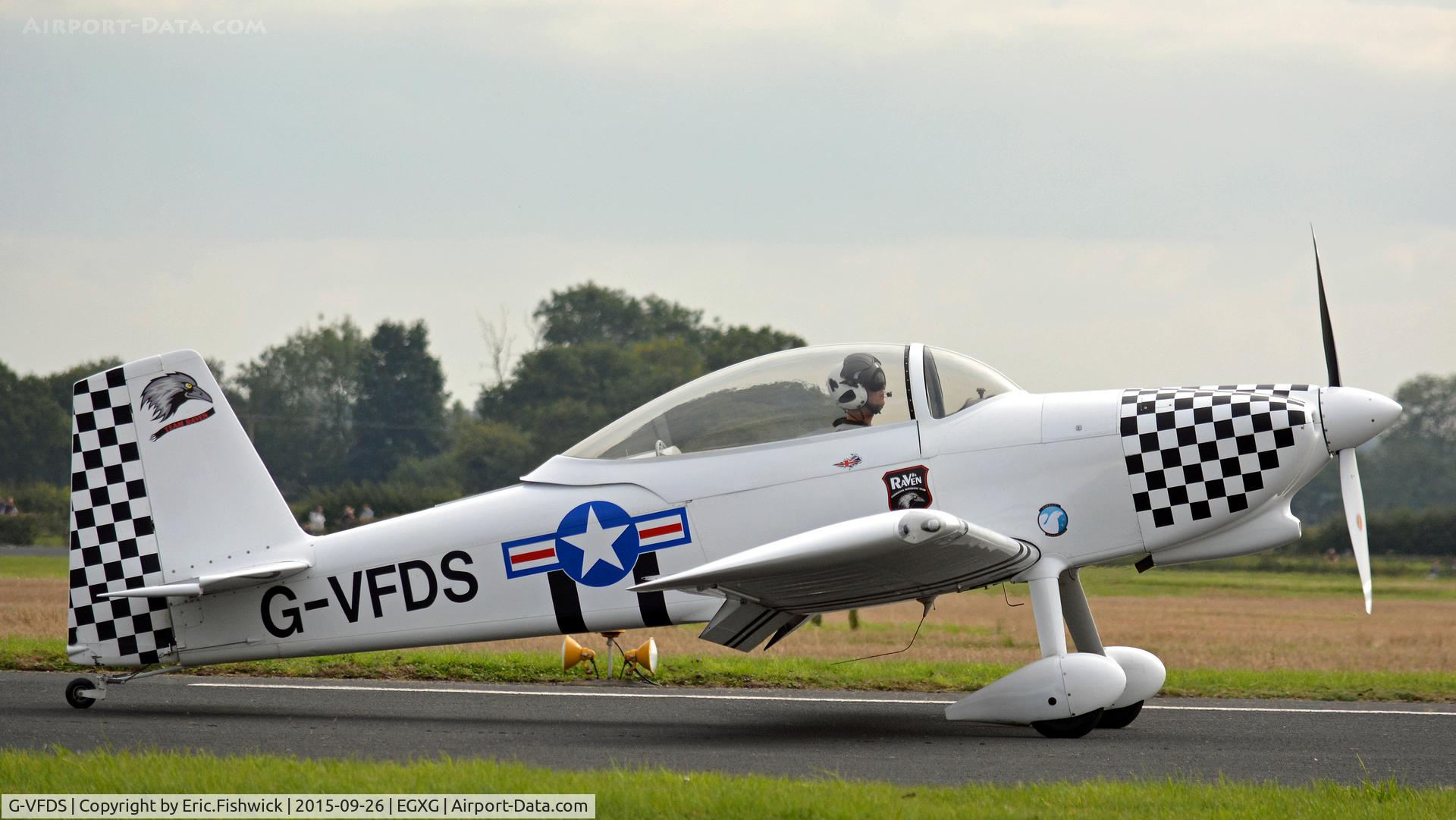G-VFDS, 2012 Vans RV-8 C/N PFA 303-14637, 2. G-VFDS at The Yorkshire Air Show, Church Fenton, Sept. 2015.