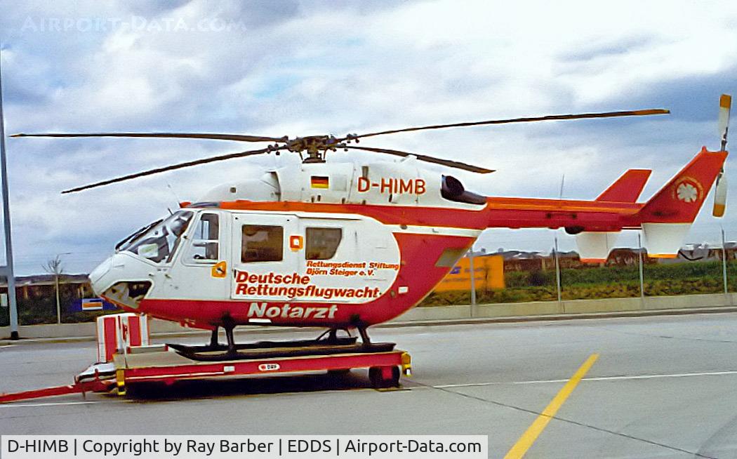 D-HIMB, Eurocopter-Kawasaki BK-117B-2 C/N 7185, MBB/Kawasaki BK117B-1 [7185] (Deutsche Rettungsflugwacht) Stuttgart~D 15/08/1997