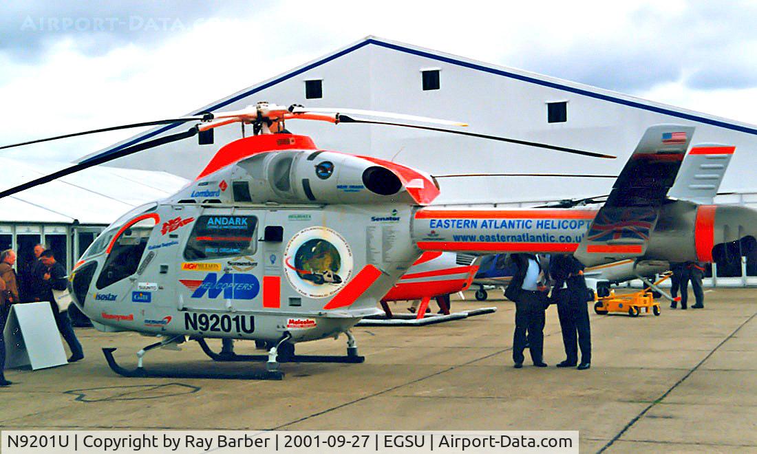 N9201U, 1996 McDonnell Douglas MD-900 Explorer C/N 900-00042, McD-D Helicopters MD-900 Explorer [900-00042] (Eastern Atlantic Helicopters) Duxford~G 27/09/2001