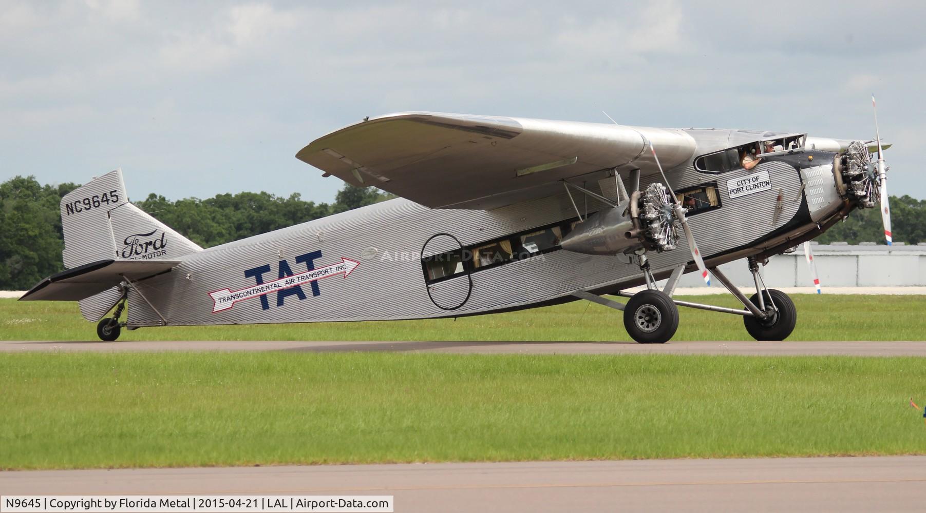 N9645, 1928 Ford 5-AT-B Tri-Motor C/N 8, Ford Trimotor