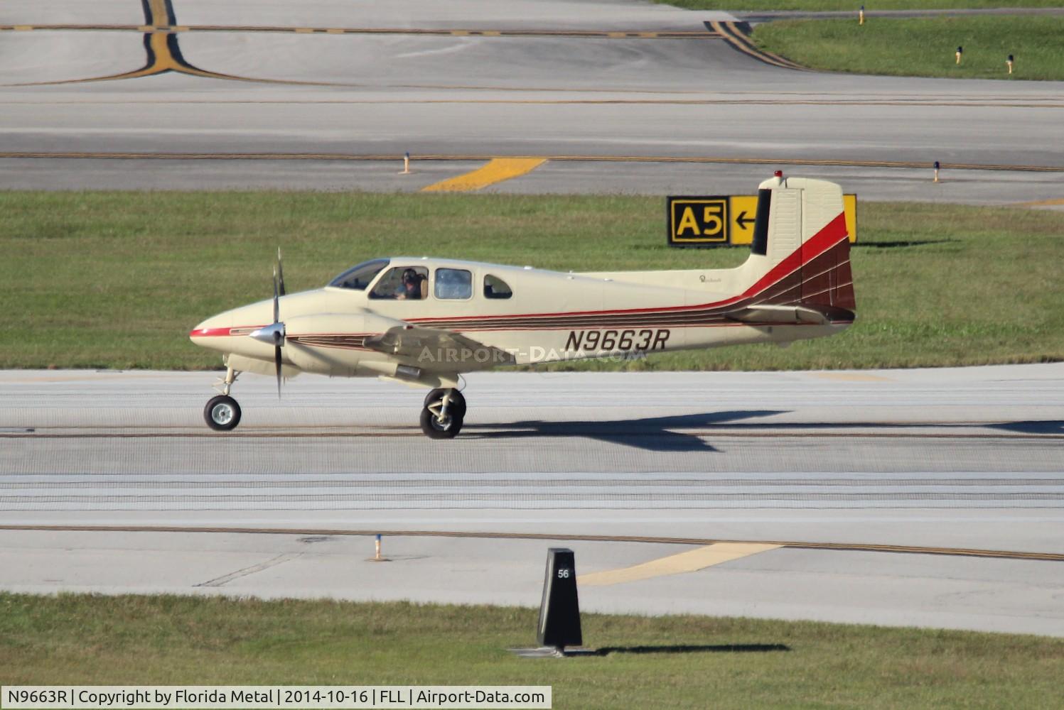 N9663R, 1960 Beech D50C Twin Bonanza C/N DH-245, Beech Twin Bonanza