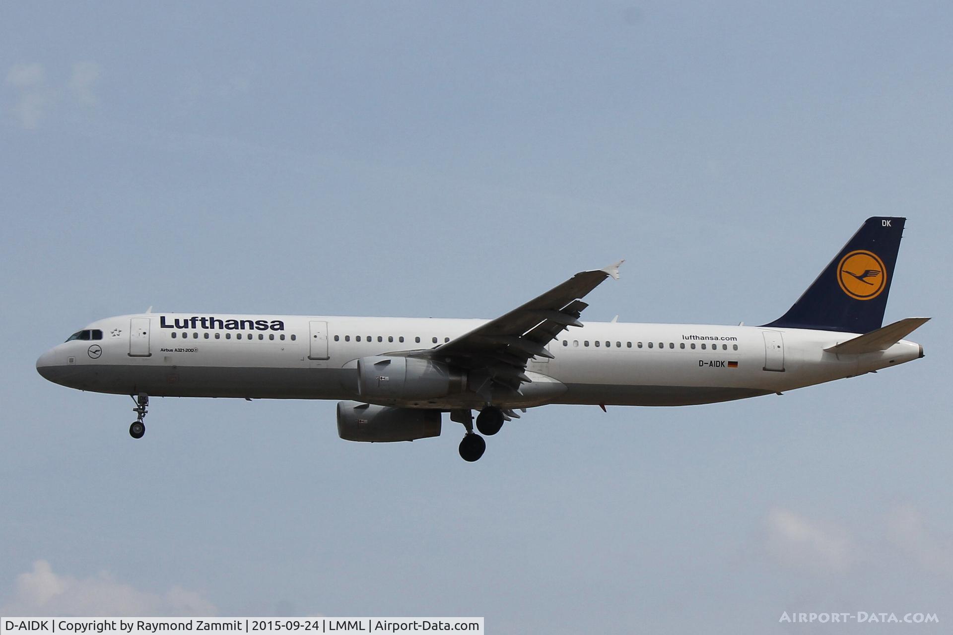 D-AIDK, 2011 Airbus A321-231 C/N 4819, A321 D-AIDK Lufthansa
