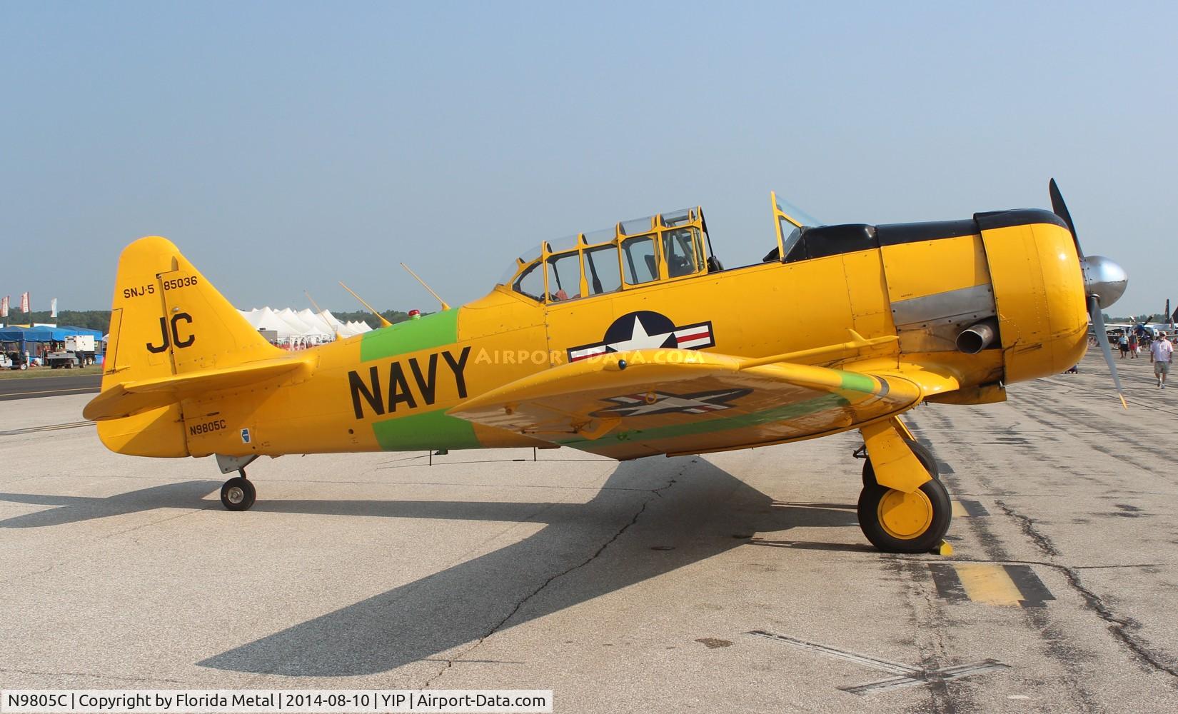 N9805C, 1945 North American SNJ-5B Texan C/N 85036, SNJ5B