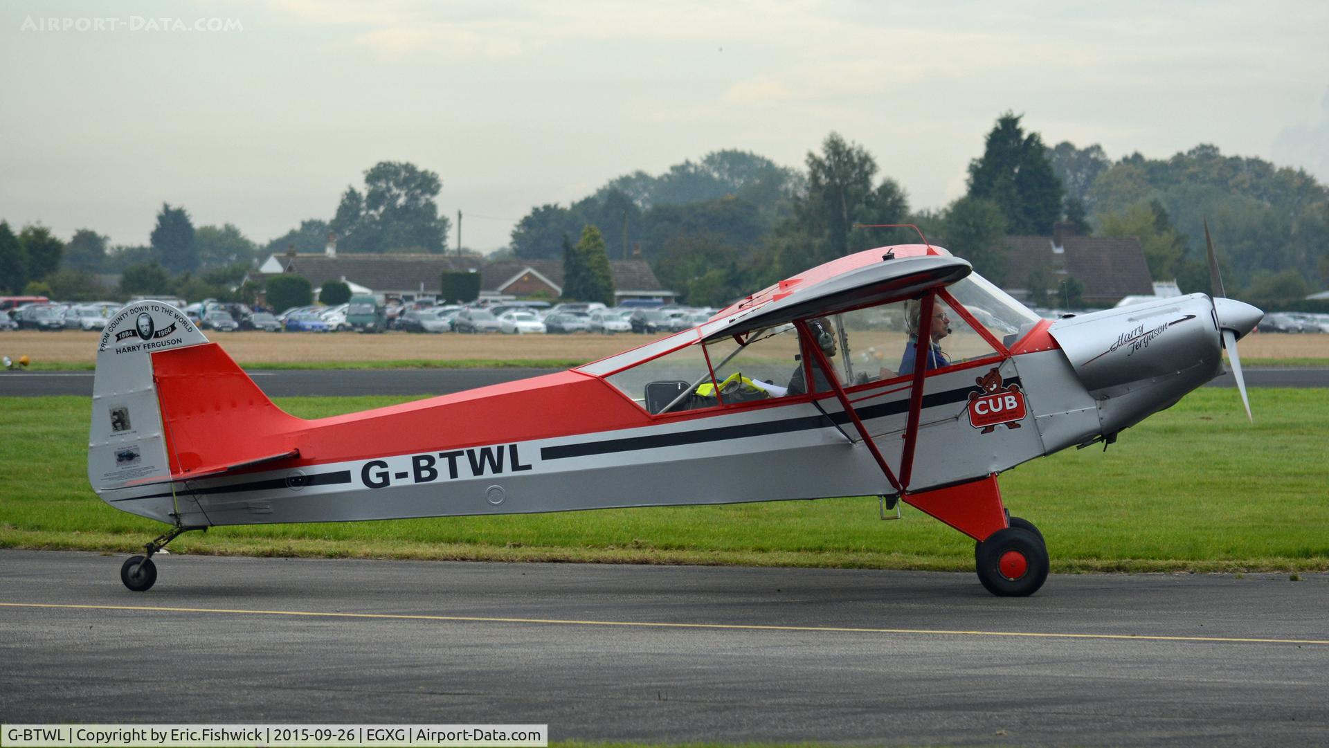 G-BTWL, 1992 Wag-Aero Sport Trainer C/N PFA 108-10893, x. G-BTWL at The Yorkshire Air Show, Church Fenton, Sept. 2015.