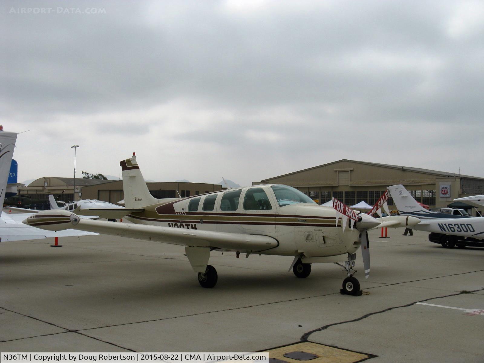 N36TM, 1979 Beech A36TC Bonanza 36 C/N EA-7, 1979 Beech A36TC TURBO BONANZA, Continental TSIO-520-UB 300 Hp, aircraft is FOR SALE
