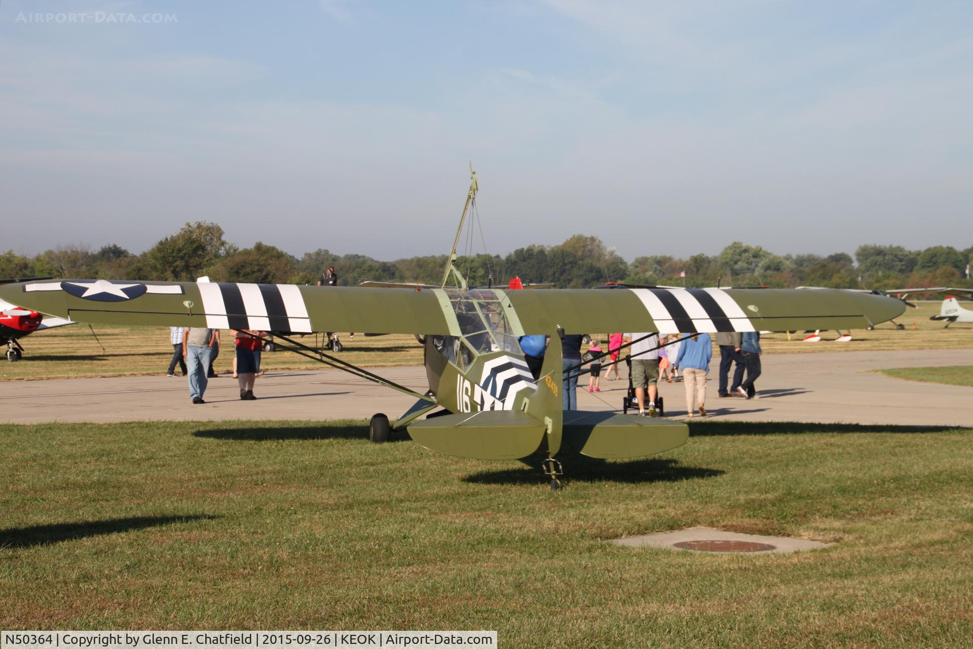 N50364, 1943 Piper J-3 Cub C/N 10300, At the L-bird fly-in