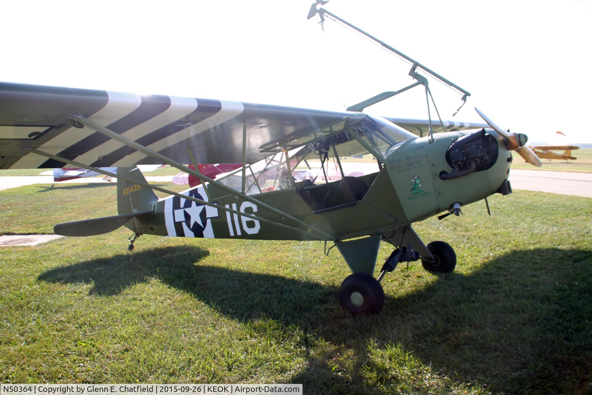 N50364, 1943 Piper J-3 Cub C/N 10300, At the L-bird fly-in
