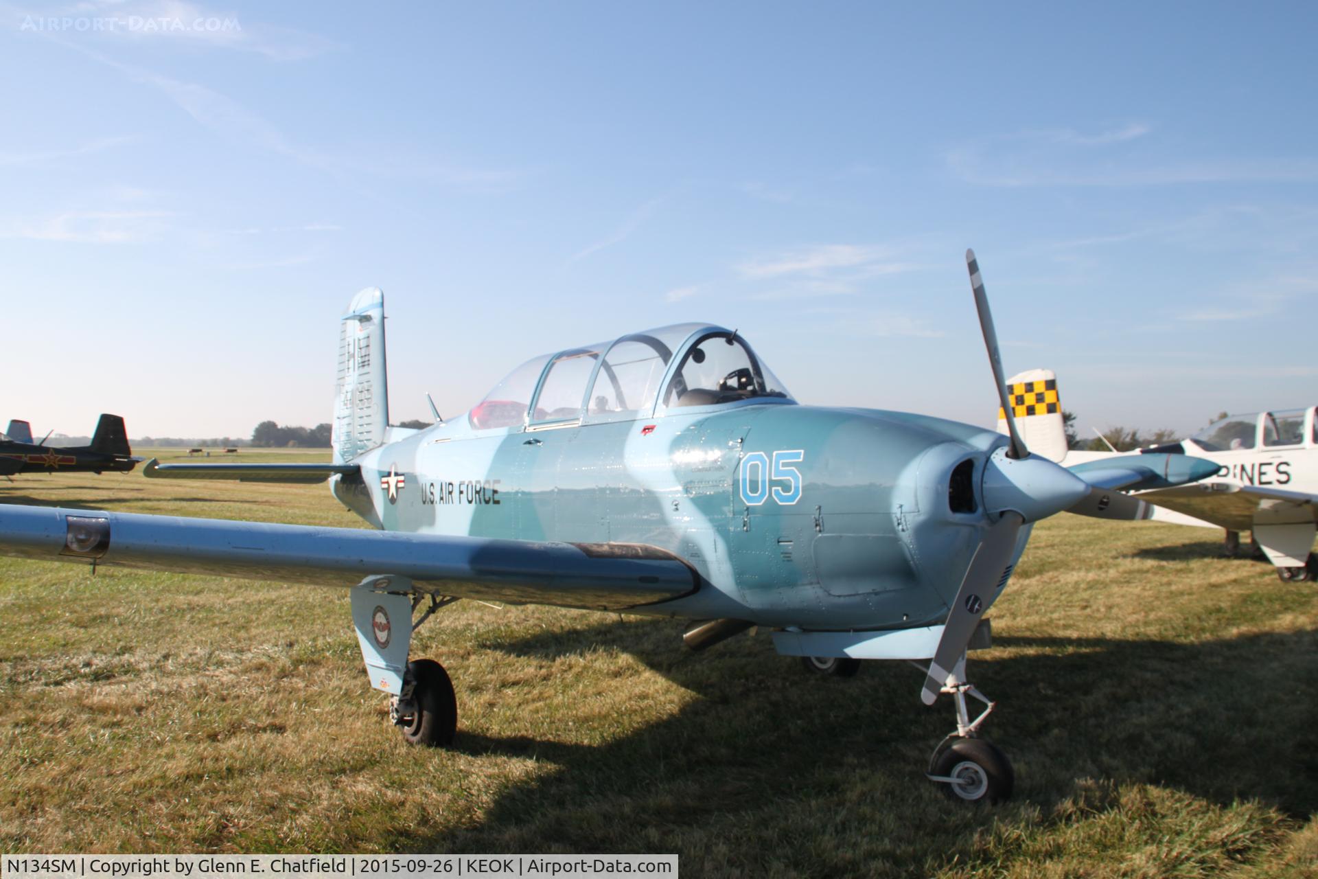 N134SM, 1957 Beech T-34B Mentor C/N BG-312, At the L-bird fly-in