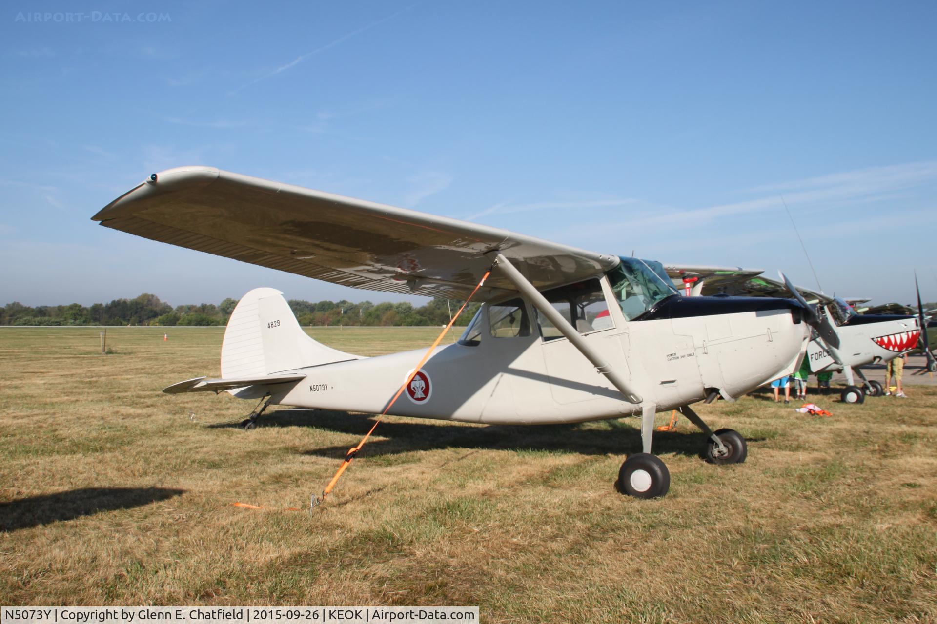 N5073Y, Cessna 305A C/N 21714, At the L-bird fly-in