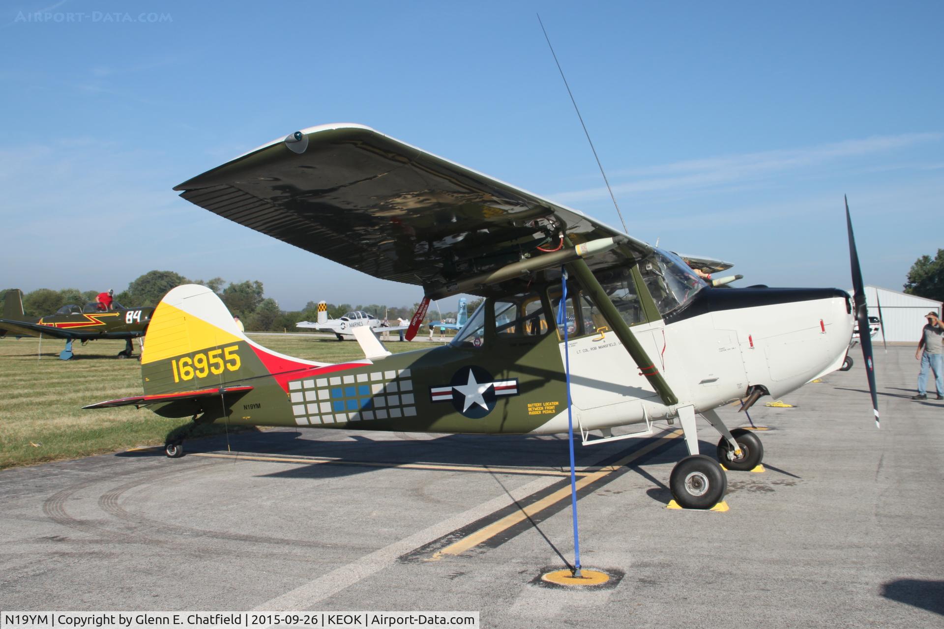 N19YM, 1952 Cessna 305 C/N 22827, At the L-bird fly-in