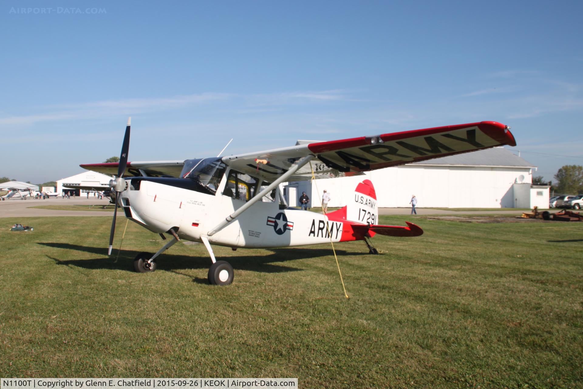 N1100T, Cessna 305A C/N 22020, At the L-bird fly-in.