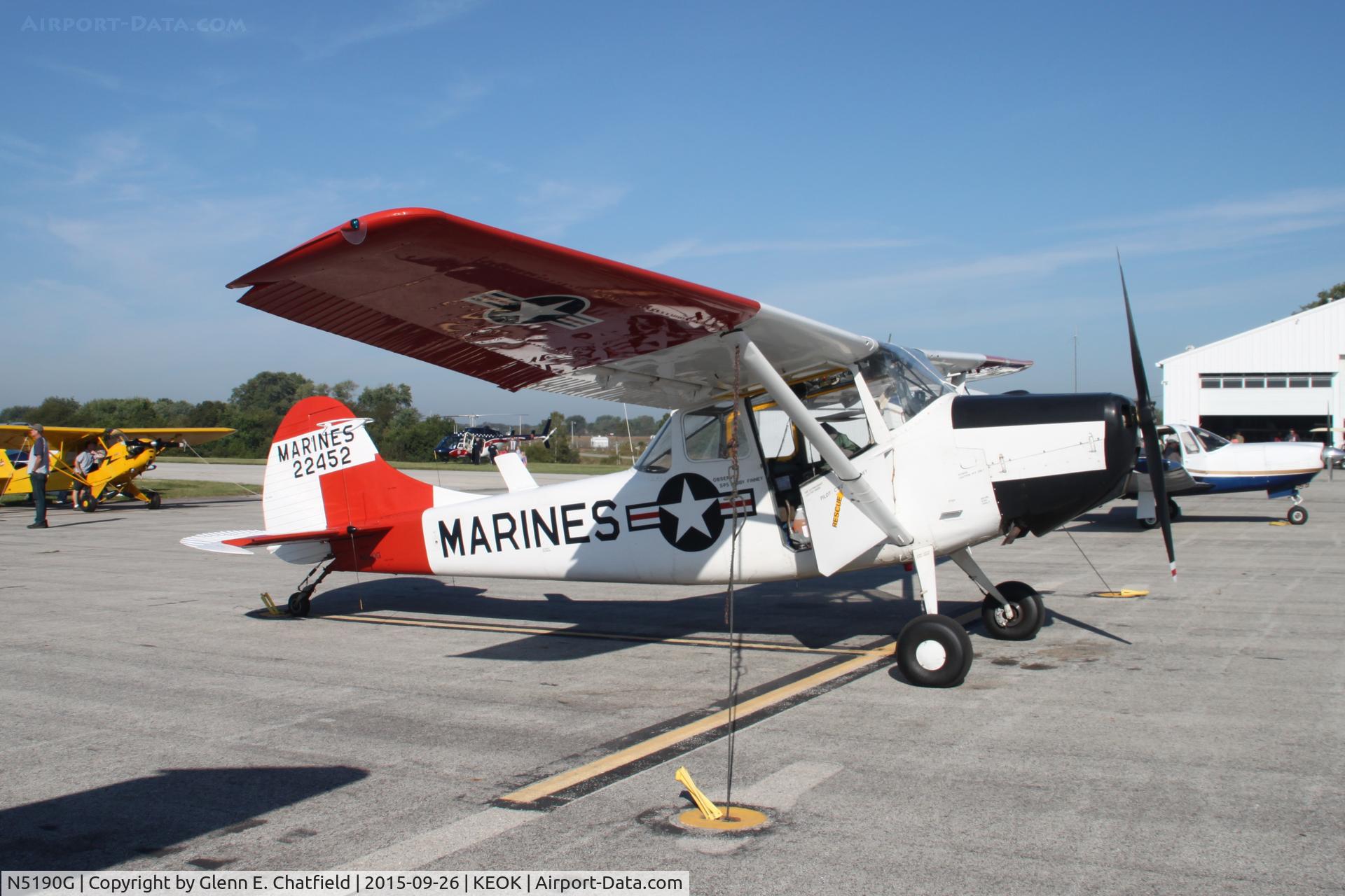N5190G, 1951 Cessna 305A C/N 22452, At the L-bird fly-in.