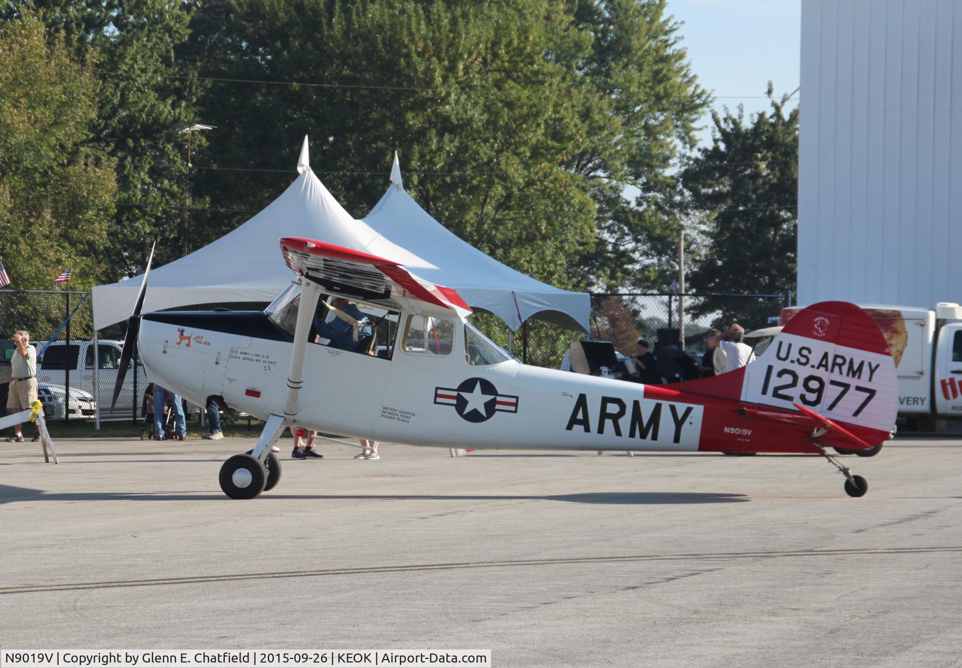 N9019V, 1962 Cessna O-1E Bird Dog C/N 305M-0023, At the L-bird fly-in.