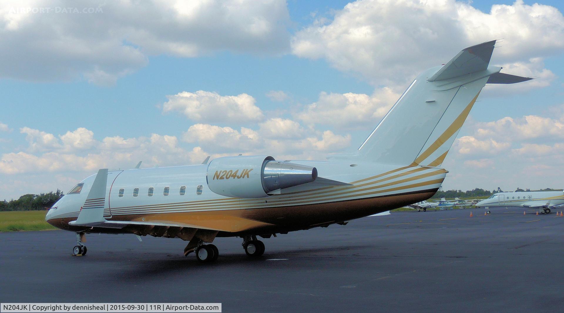 N204JK, Canadair Challenger 600 (CL-600-1A11) C/N 5015, CANADAIR CL-600-2B16