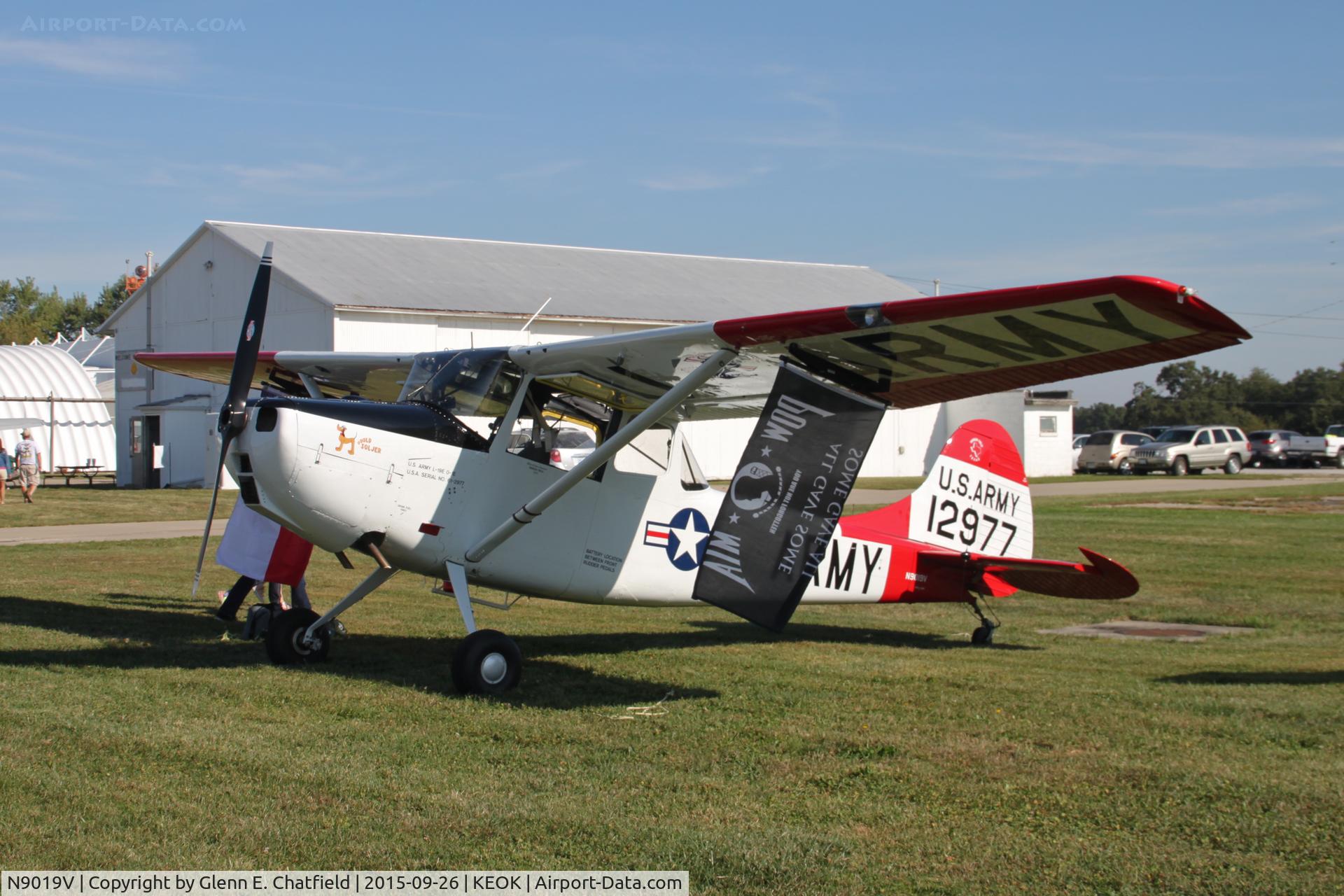 N9019V, 1962 Cessna O-1E Bird Dog C/N 305M-0023, At the L-bird fly-in.