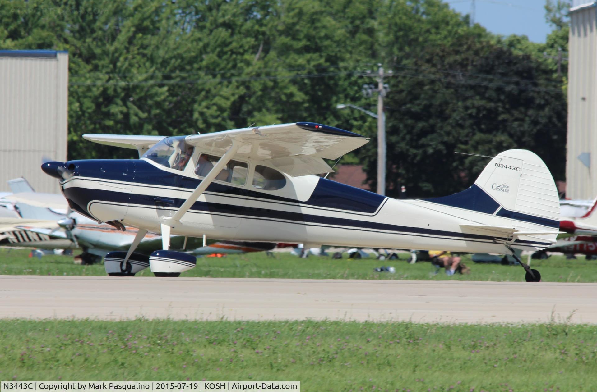 N3443C, 1954 Cessna 170B C/N 26486, Cessna 170B