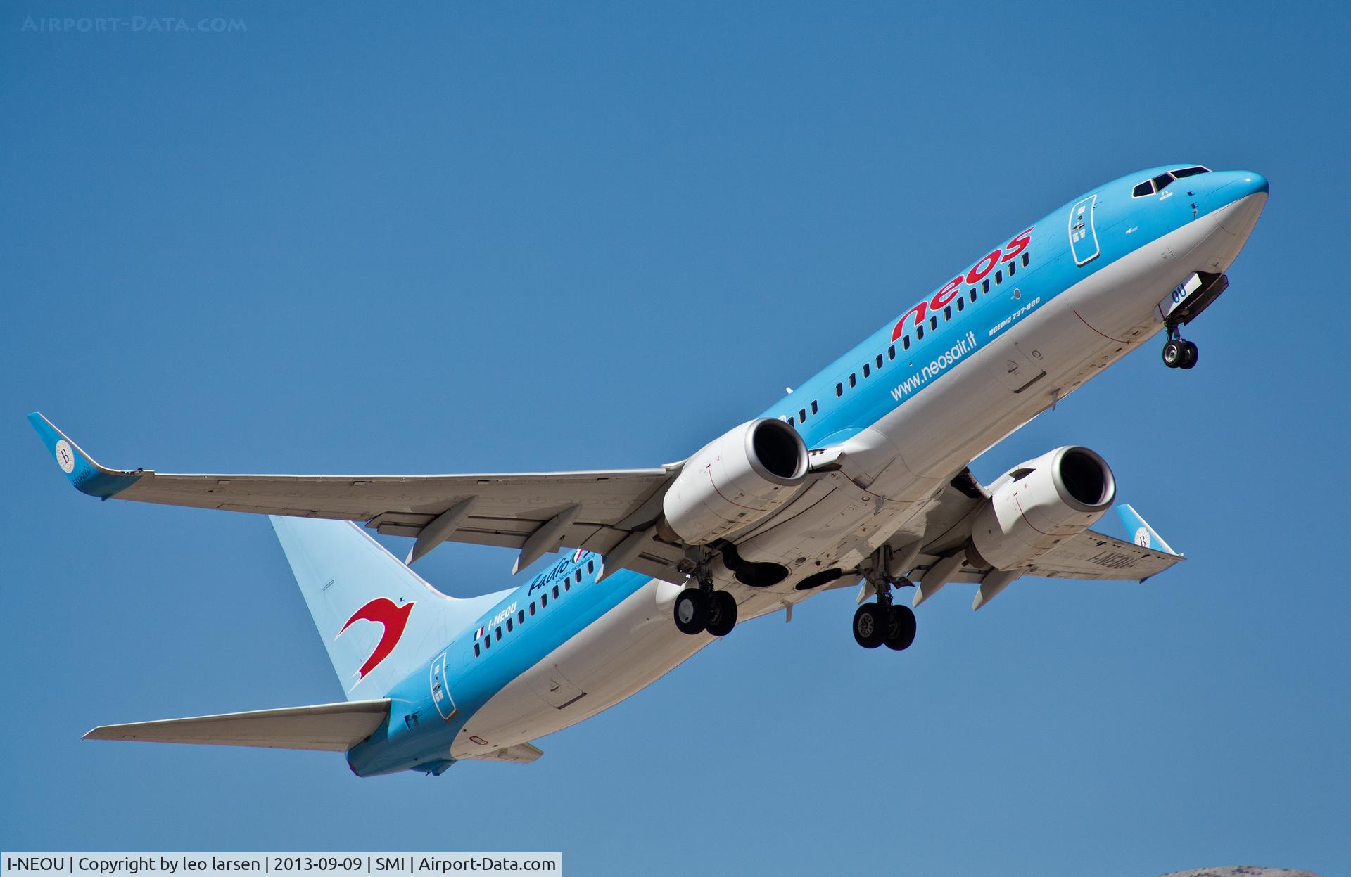 I-NEOU, 2002 Boeing 737-86N C/N 29887, Samos Greece 9.9.13