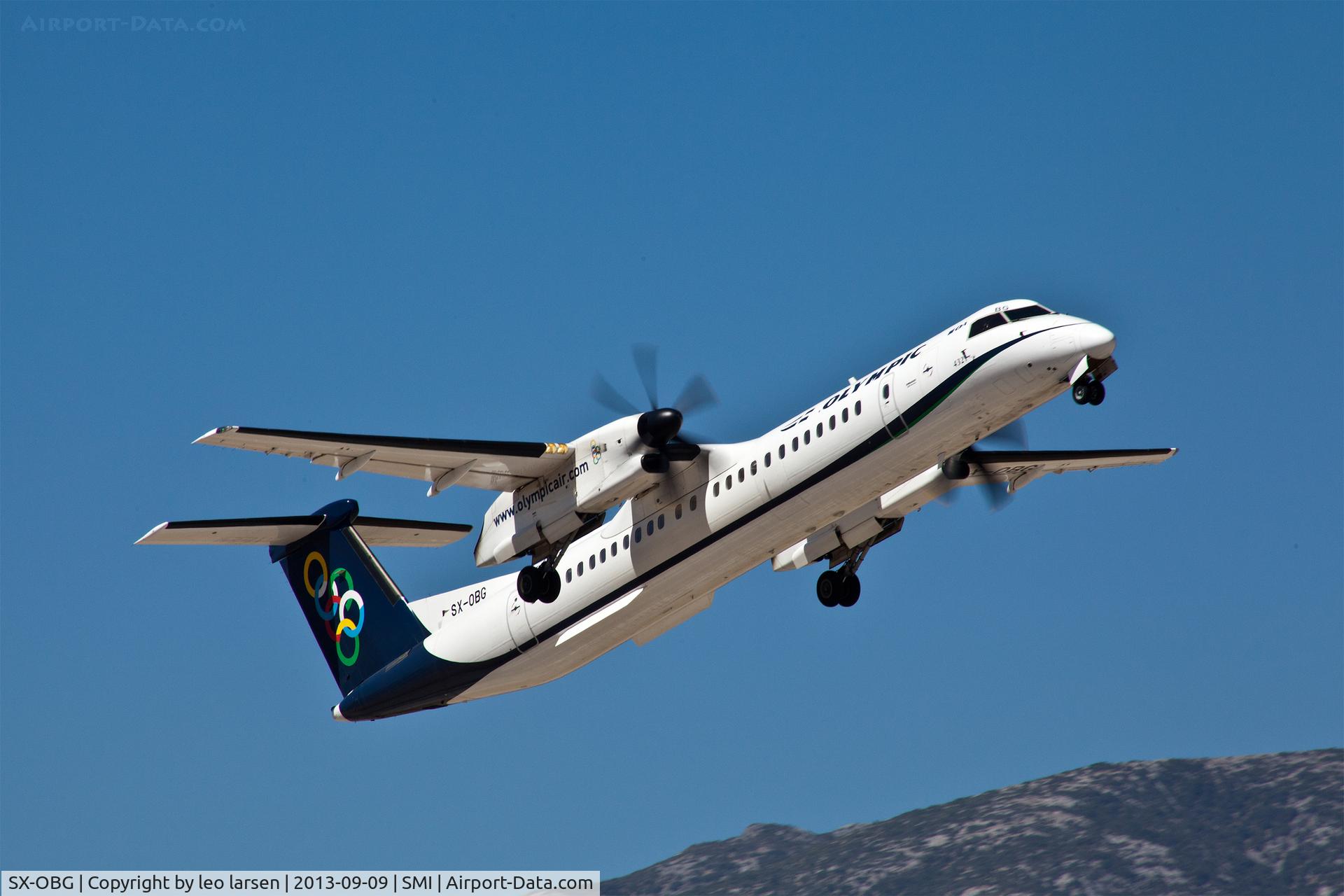 SX-OBG, 2010 De Havilland Canada DHC-8-402Q Dash 8 C/N 4321, Samos Greece 9.9.13