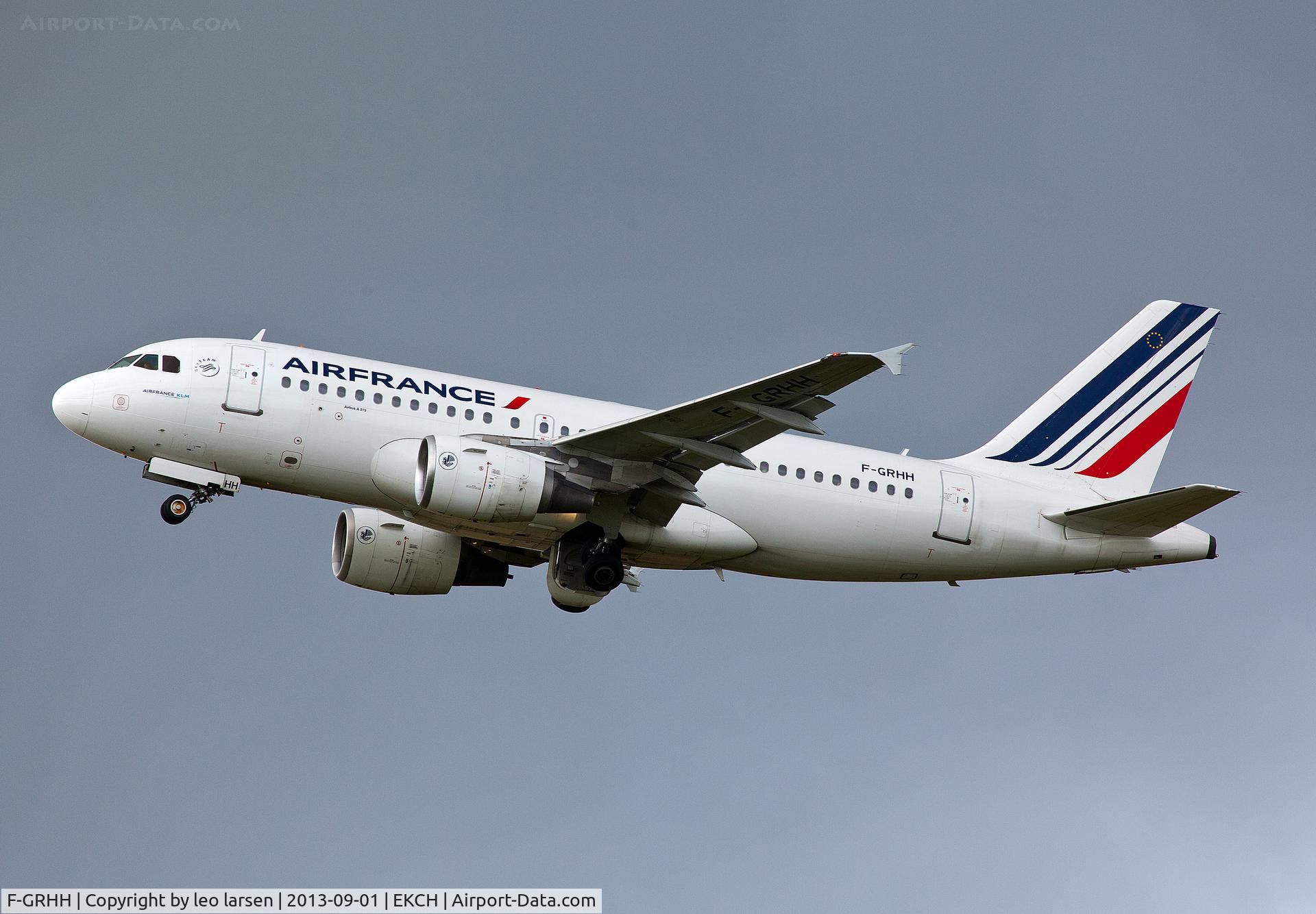 F-GRHH, 1999 Airbus A319-111 C/N 1151, Copenhagen 1.9.13