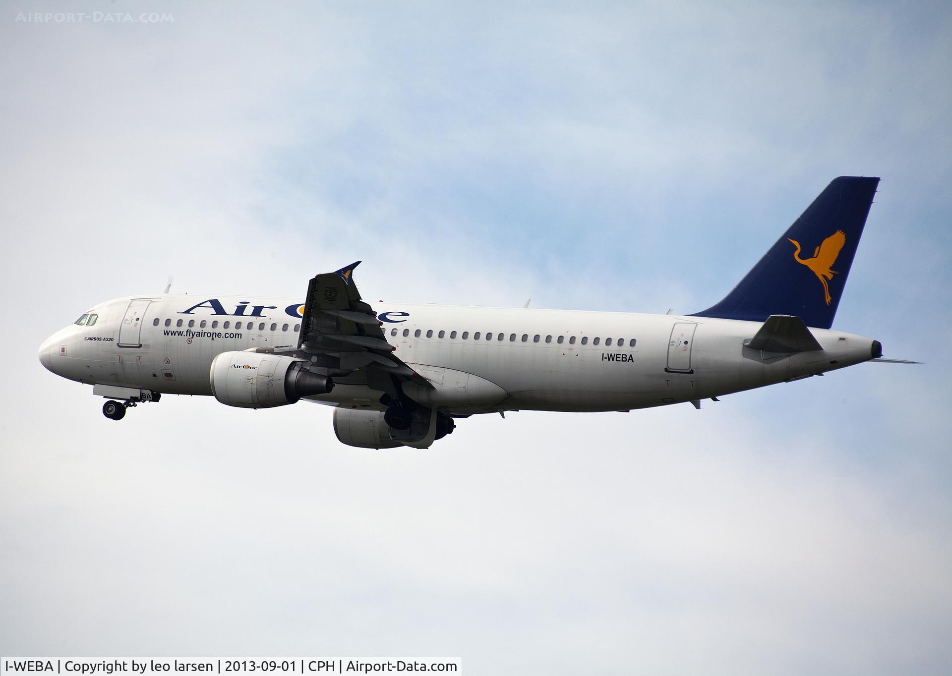 I-WEBA, 2007 Airbus A320-214 C/N 3138, Copenhagen 1.9.13