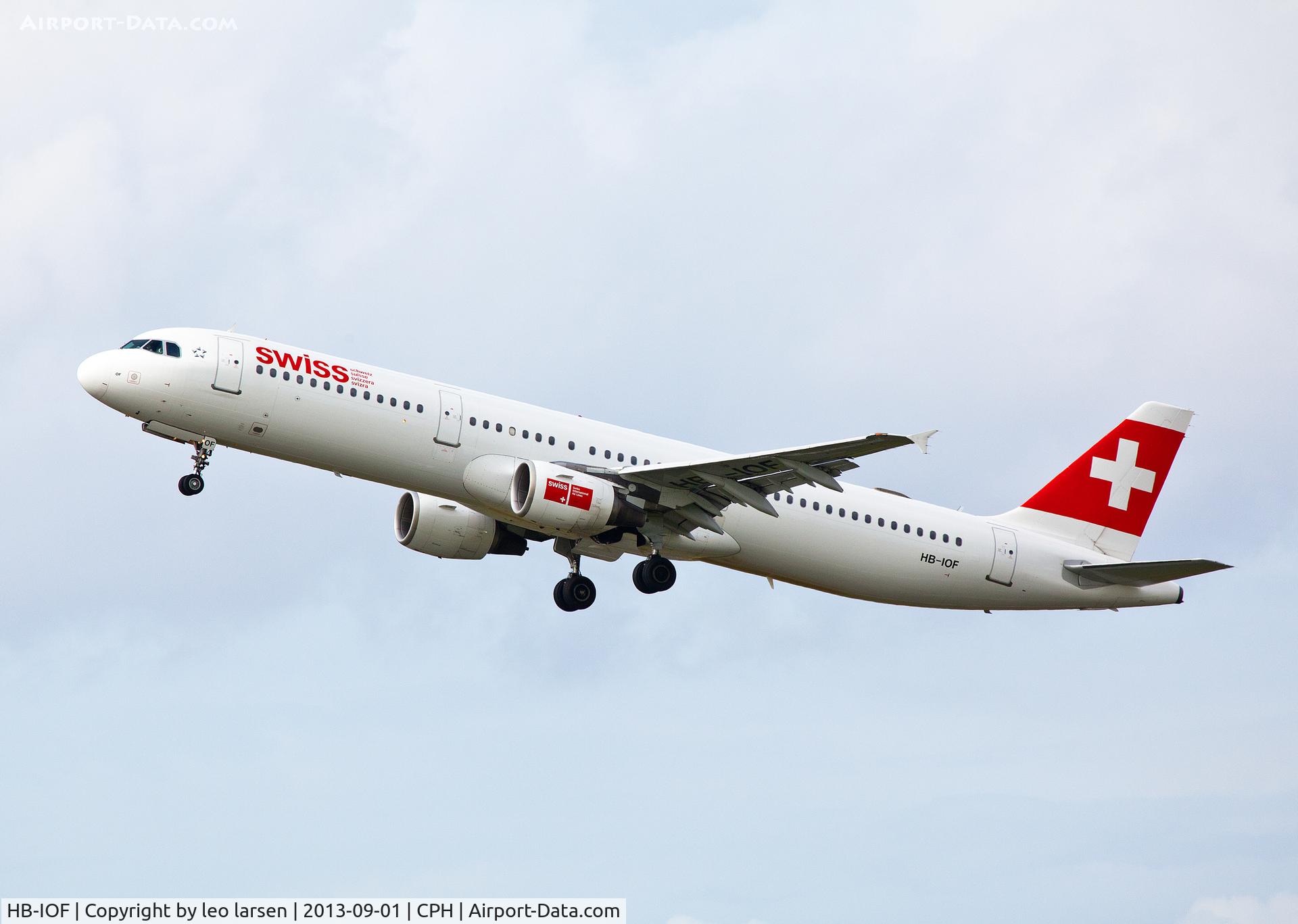HB-IOF, 1995 Airbus A321-111 C/N 541, Copenhagen 1.9.13