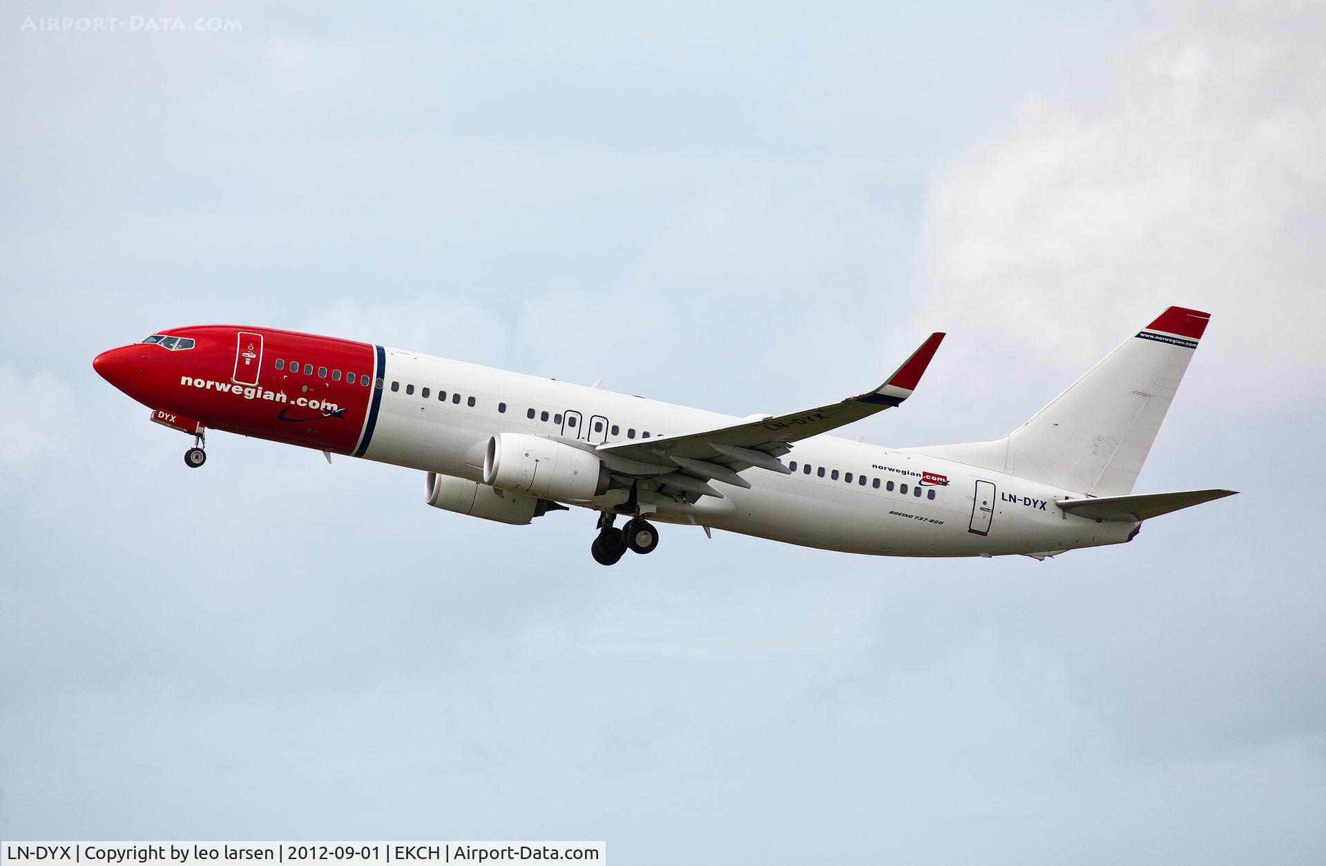 LN-DYX, 2012 Boeing 737-8JP C/N 39011, Copenhagen 1.9.12