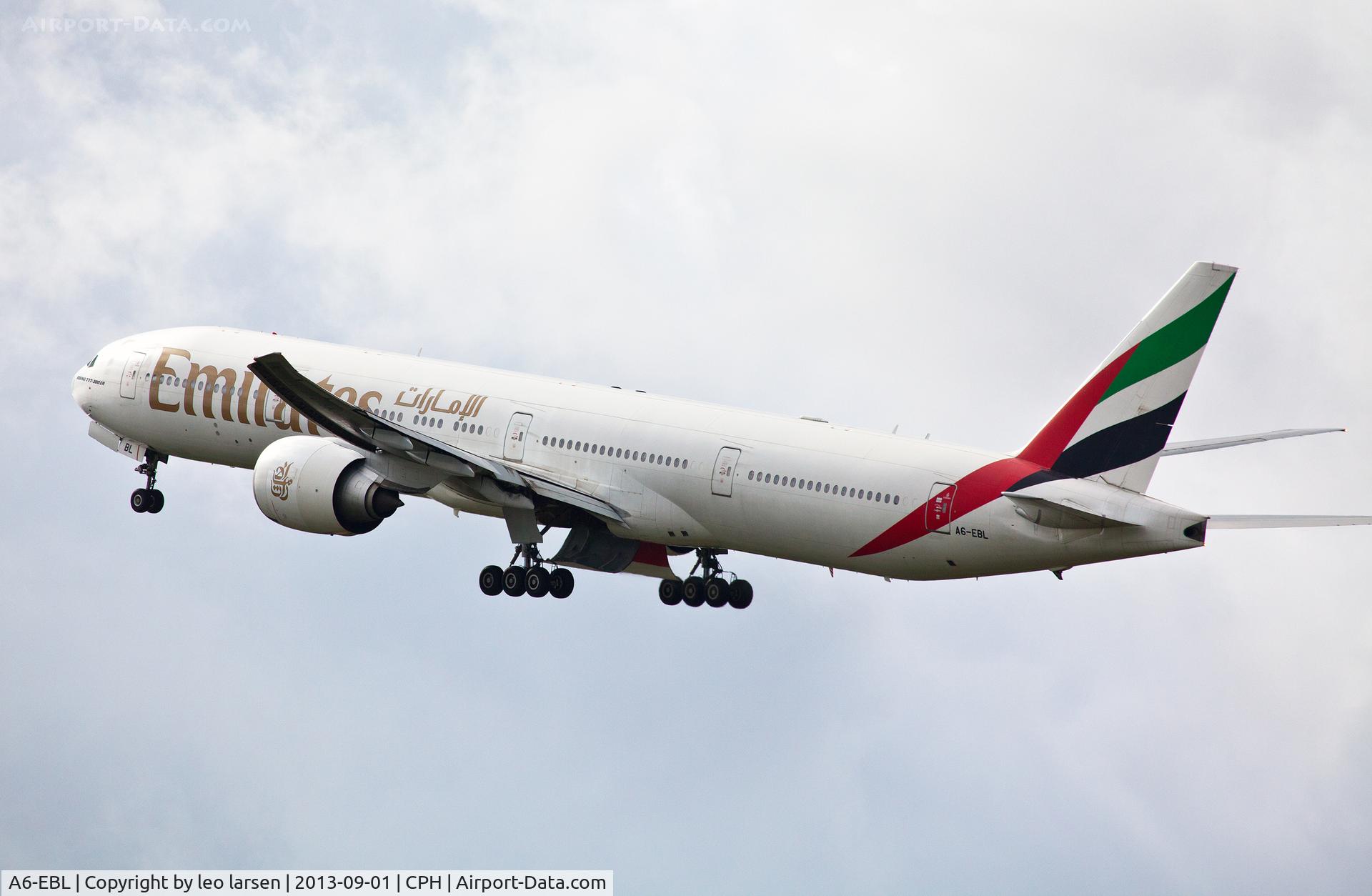 A6-EBL, 2006 Boeing 777-31H/ER C/N 32709, Copenhagen 1.9.13