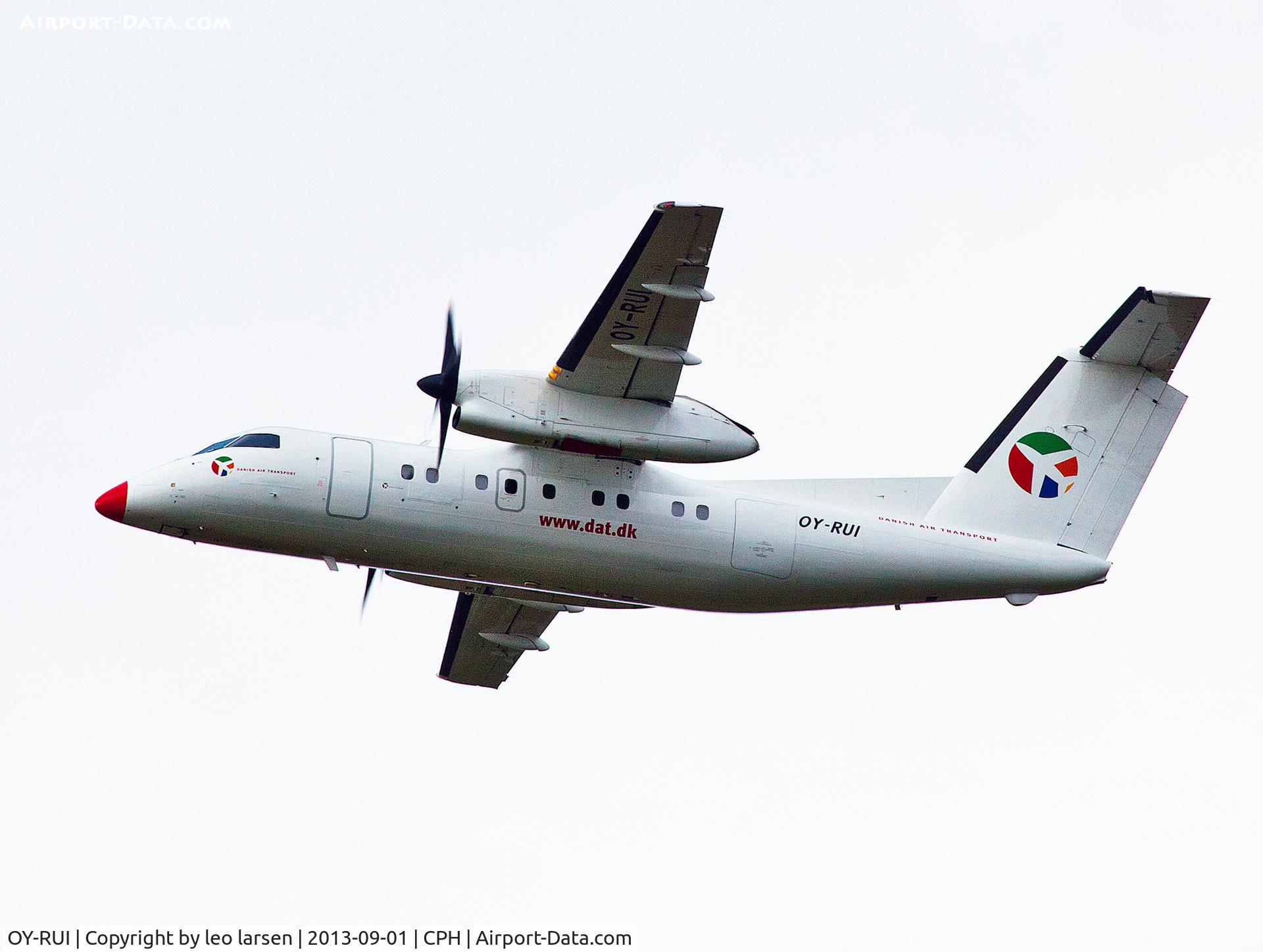 OY-RUI, 1992 De Havilland Canada DHC-8-106 Dash 8 C/N 335, Copenhagen 1.9.13