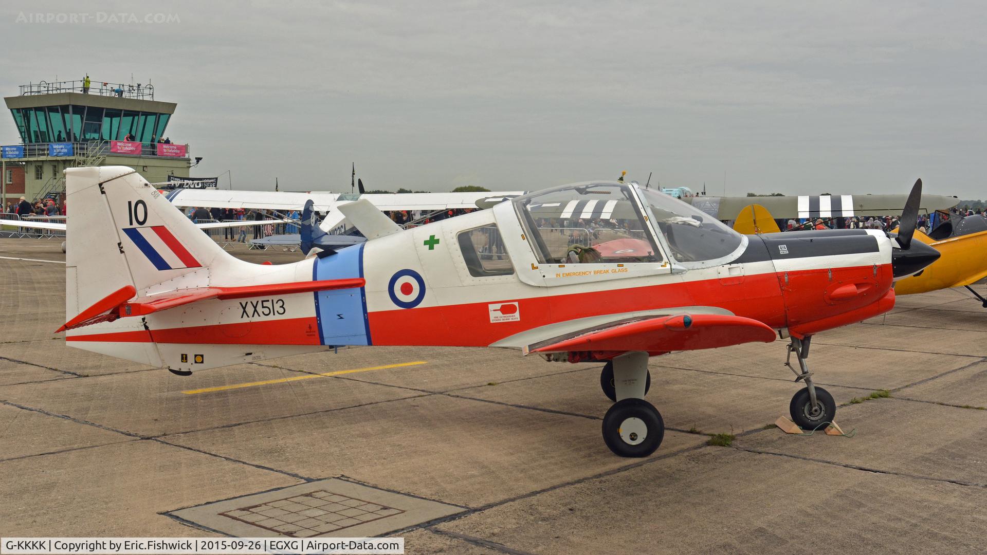 G-KKKK, 1973 Scottish Aviation Bulldog T.1 C/N BH120/199, 4. G-CCMI at The Yorkshire Air Show, Church Fenton, Sept. 2015.